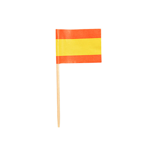 Papstar 10x 500 Deko-Picker 8 cm "Spanien"