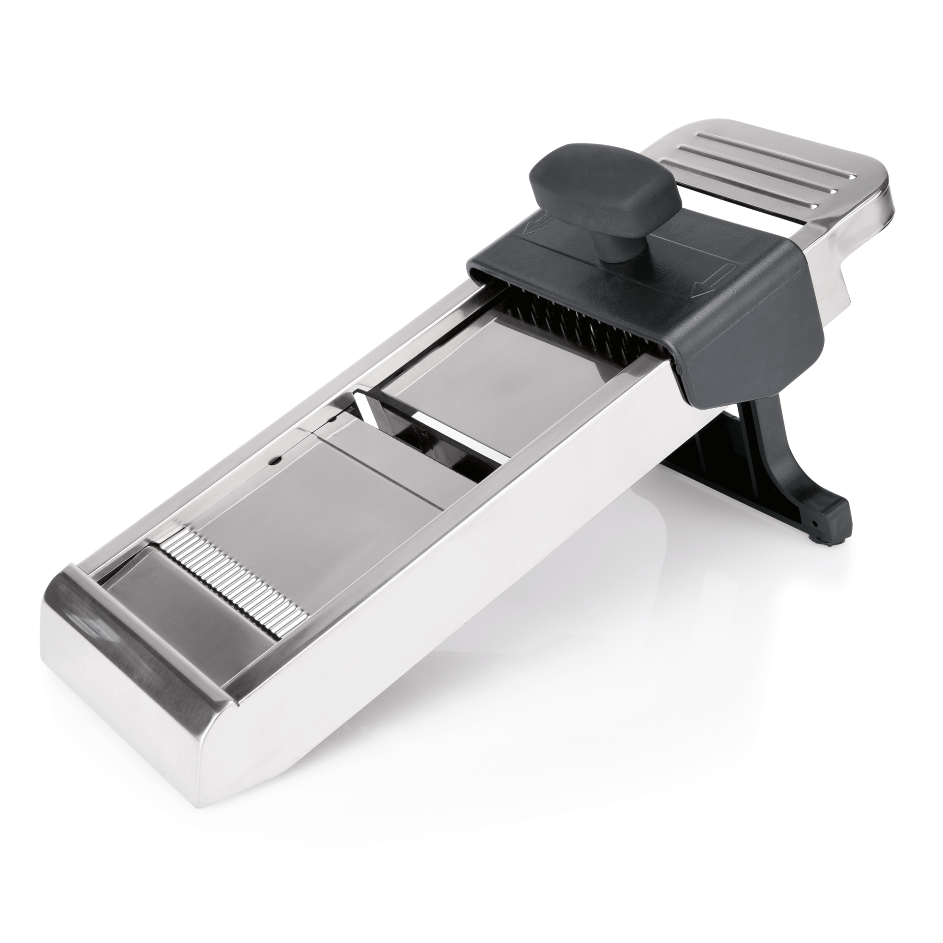 WAS Germany Mandoline, Edelstahl und Kunststoff, Silber und Schwarz, 40x13,5cm (1685000)