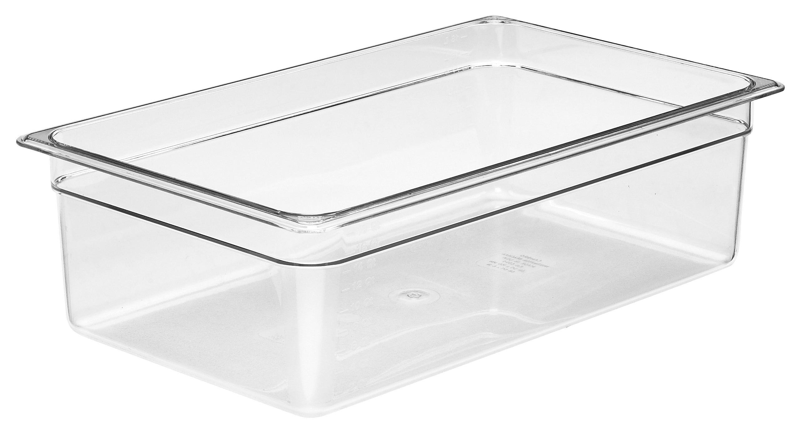 Cambro Camwear® Polycarbonat Gastronorm GN-Behälter GN1/1-150mm, Durchsichtig, 6 Stück im Karton - 16CW135