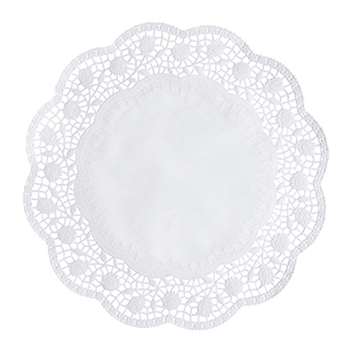 Papstar 25x 8 Tortenspitzen rund Ø 33 cm weiss