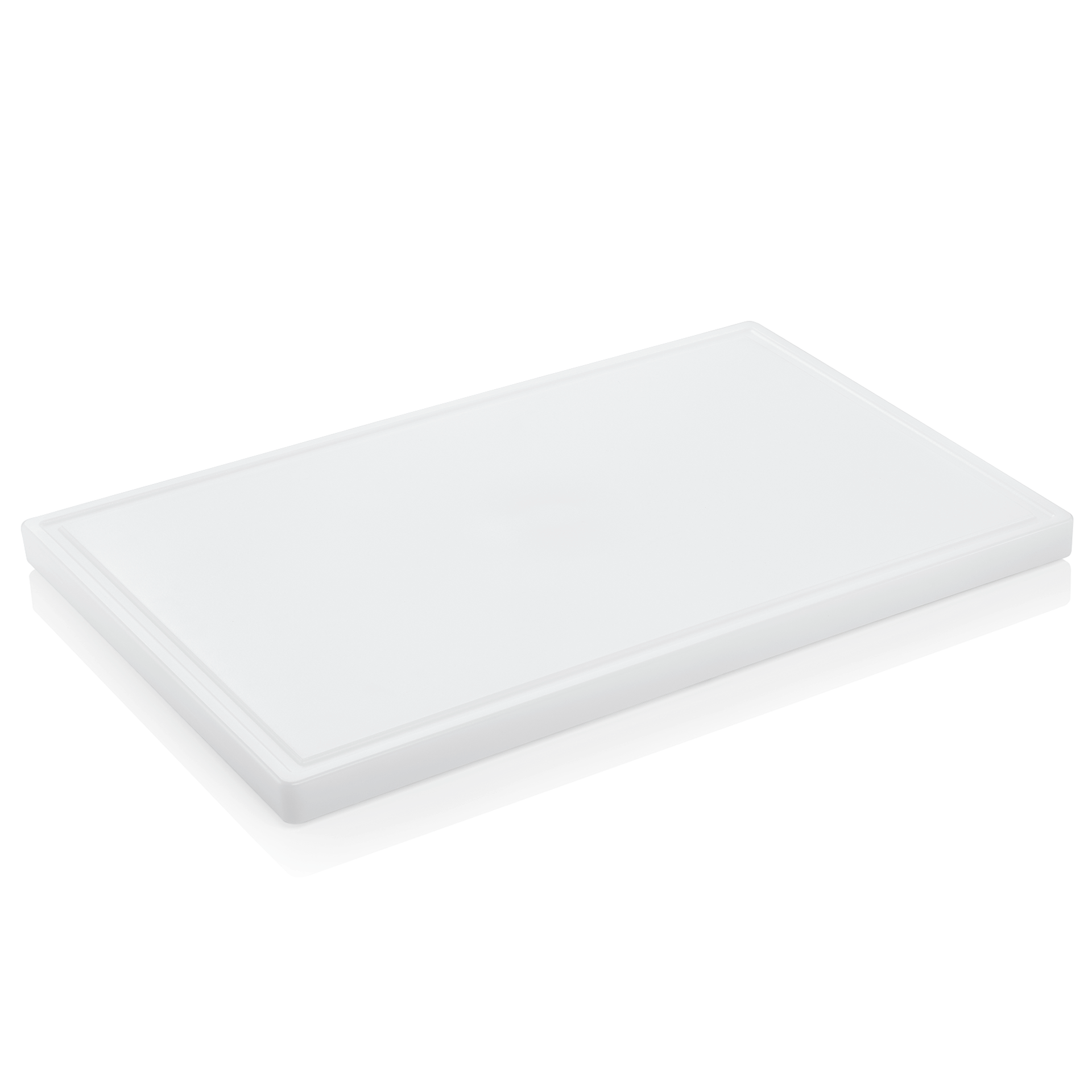 WAS Germany Schneidbrett (Mit Saftrille), Polyethylen, Weiß, 60x40x3cm (1831603)