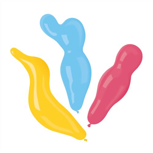 Papstar 15x 8 Luftballons farbig sortiert "Figures"