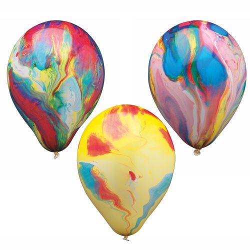 Papstar 120x Luftballons "Multicolour", Naturkautschuk, Bunt, Durchmesser: 22cm