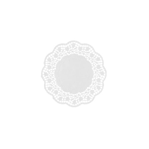 Papstar 8x 250 Teller- und Tassendeckchen rund Ø 12 cm weiss