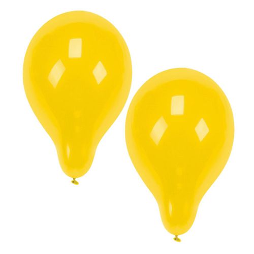Papstar 5x 100 Luftballons Ø 25 cm gelb
