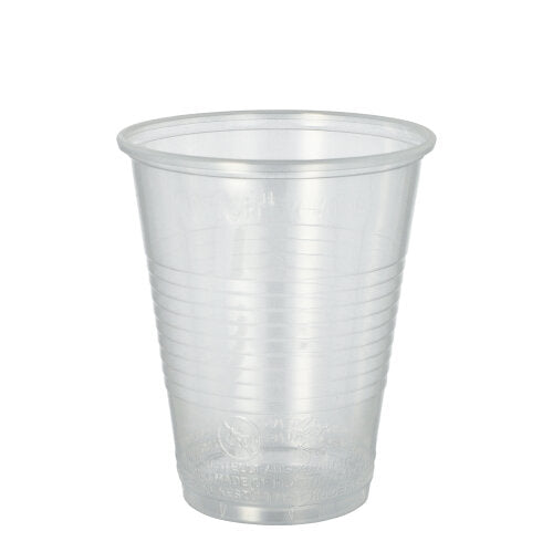 Papstar 160x Trinkbecher (mit Schaumrand), Polypropylen, Transparent, Inhalt: 300ml, Durchmesser: 9,5cm, Höhe: 11,1cm