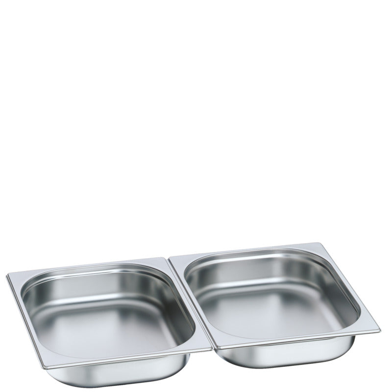 WMF GN-Behälter (1/2), Edelstahl, 32,5x26cm, Höhe: 6,5cm