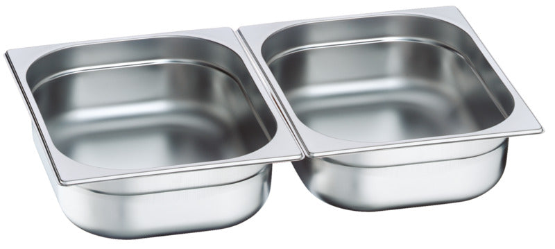 WMF GN-Behälter (1/2), Edelstahl, 32,5x26cm, Höhe: 10cm