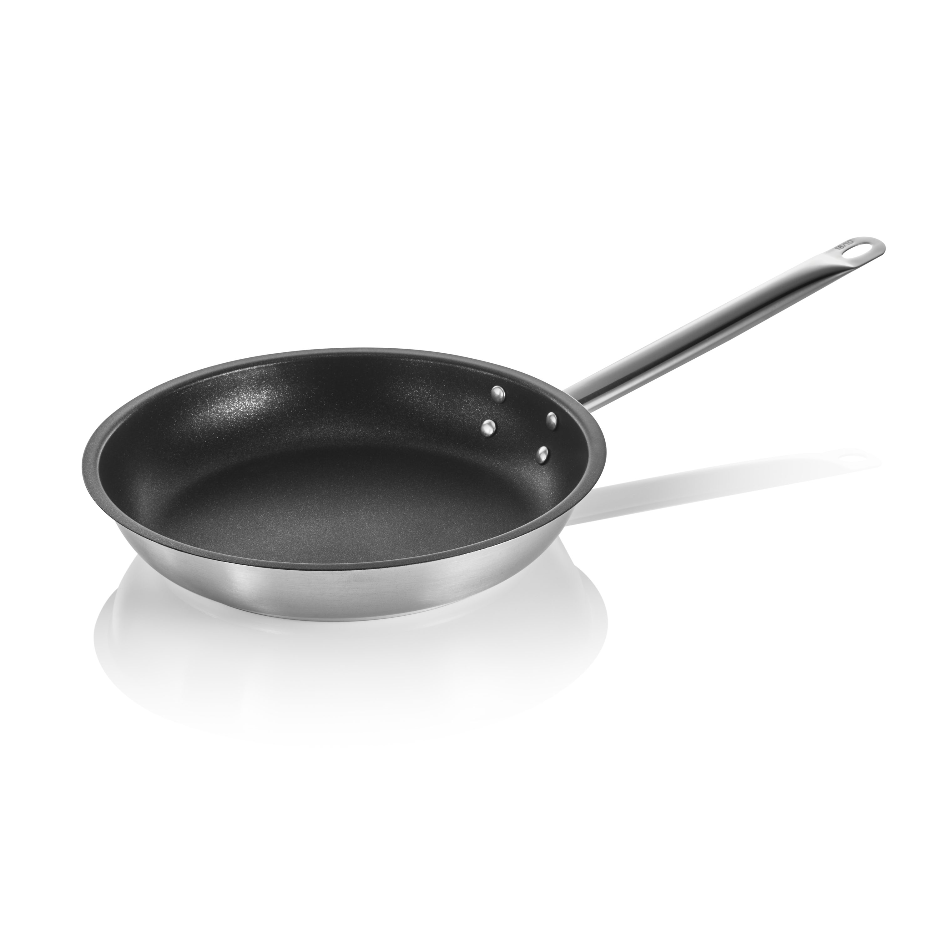 WAS Germany Pfanne Sandwichboden, Serie Cookware 21 / Durchmesser 32cm / Genietete oder angeschweißte Kaltgriffe / Induktion geeignet (2013320)