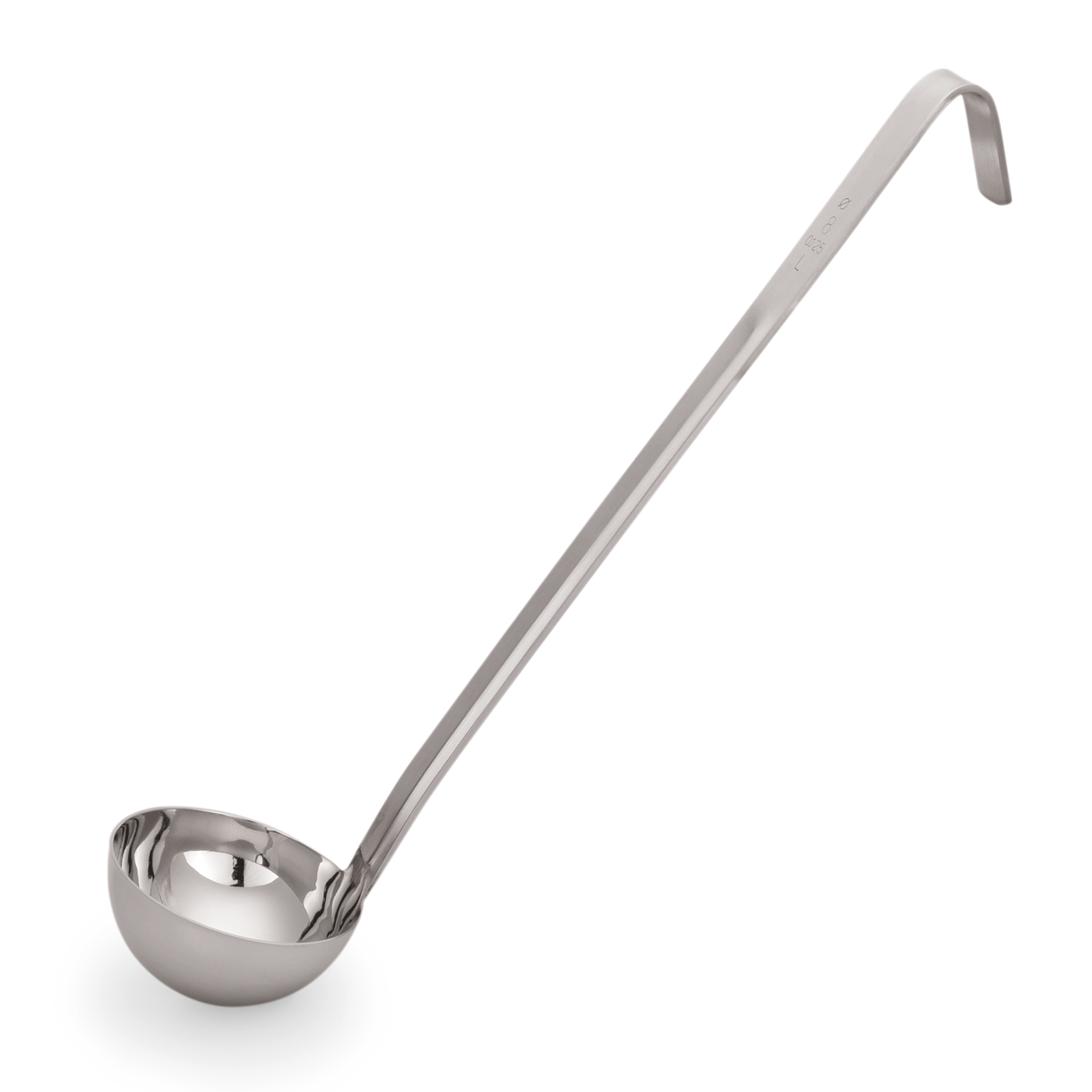 WAS Germany Schöpfkelle, Chromnickelstahl, Serie: KITCHEN TOOL 2085, Durchmesser: 16cm, Länge: 47cm (2085160)