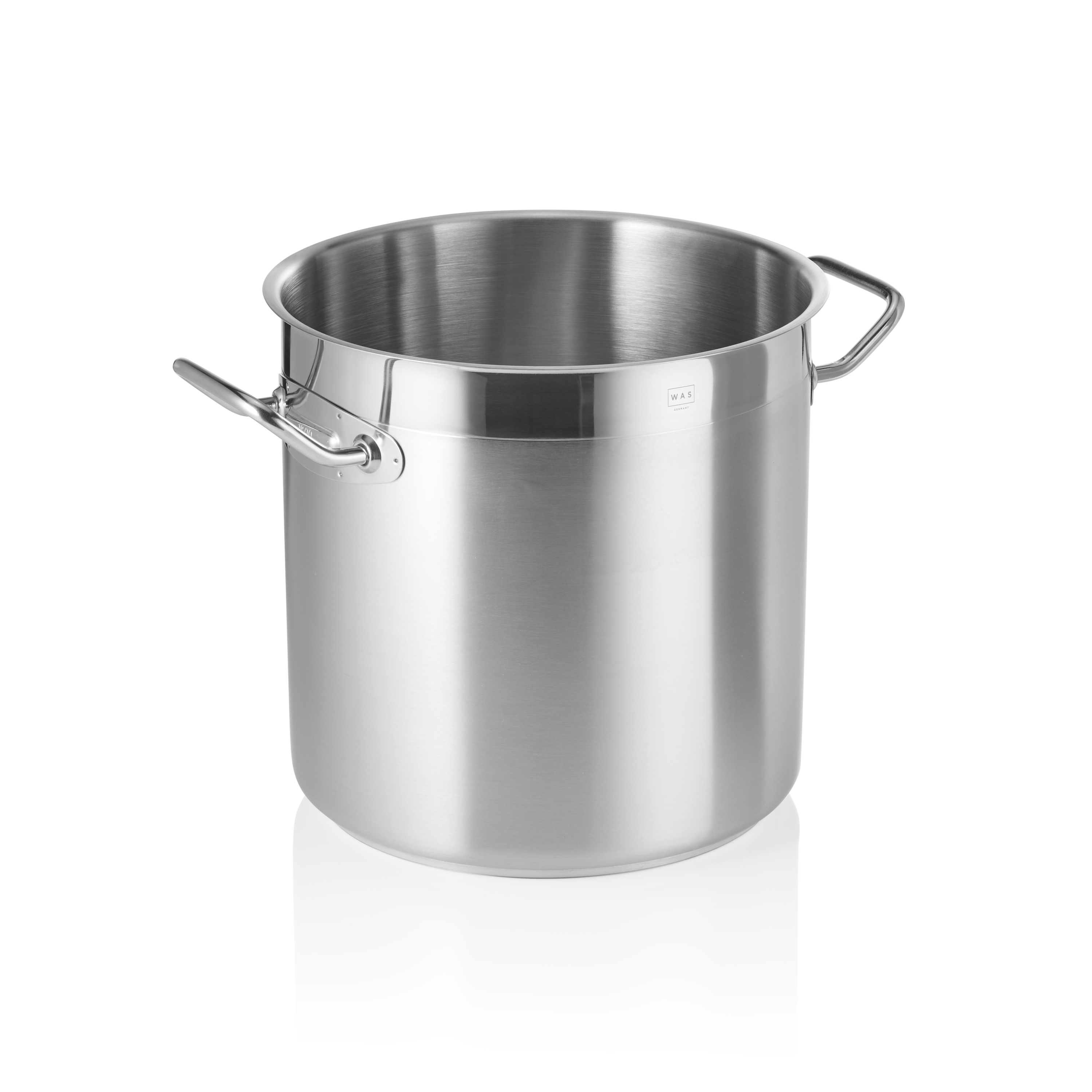 WAS Germany Suppentopf, Chromnickelstahl, Serie: COOKWARE 21, Inhalt: 17L, Durchmesser: 28cm, Höhe: 28,5cm (2101280)