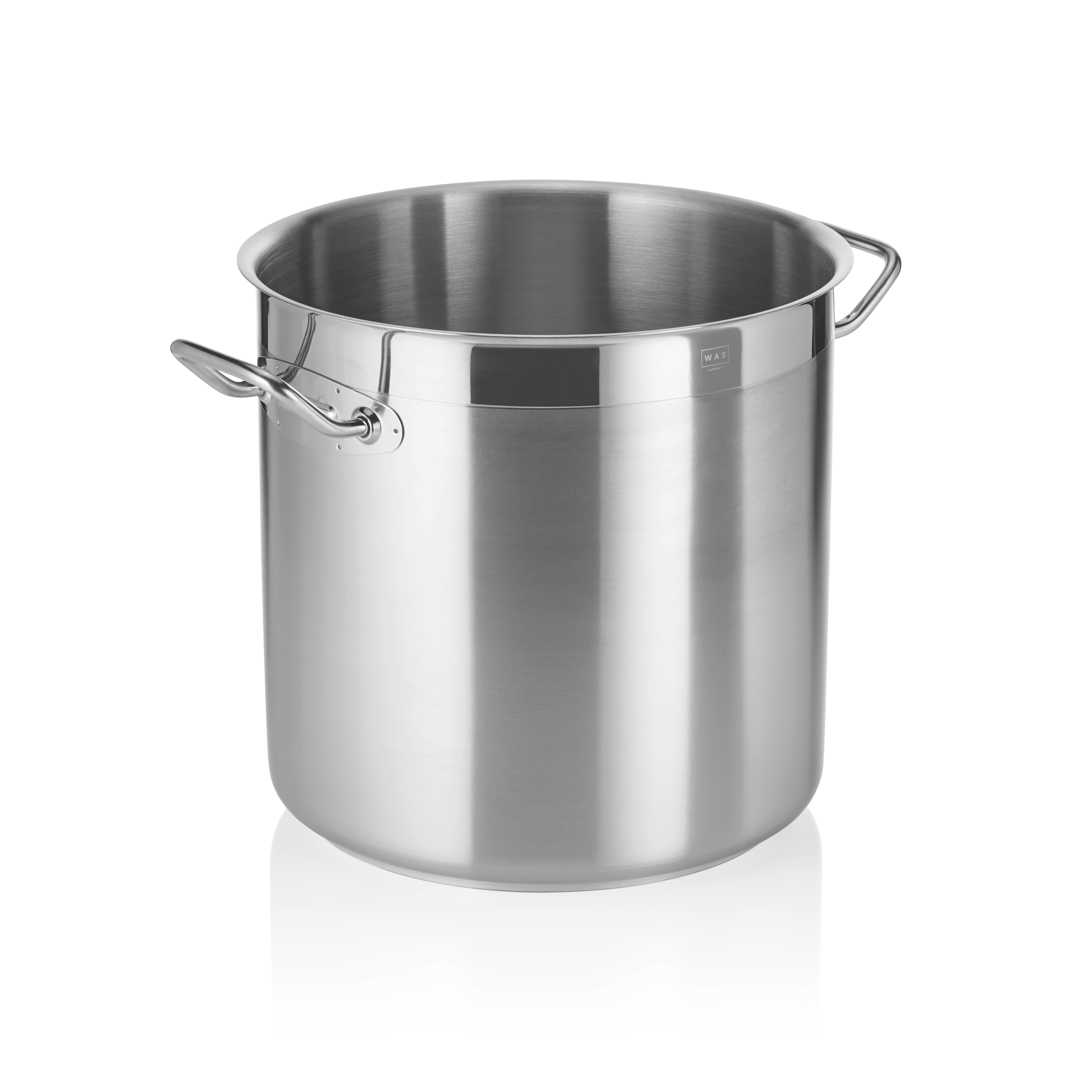 WAS Germany Suppentopf, Chromnickelstahl, Serie: COOKWARE 21, Inhalt: 25L, Durchmesser: 32cm, Höhe: 33cm (2101320)
