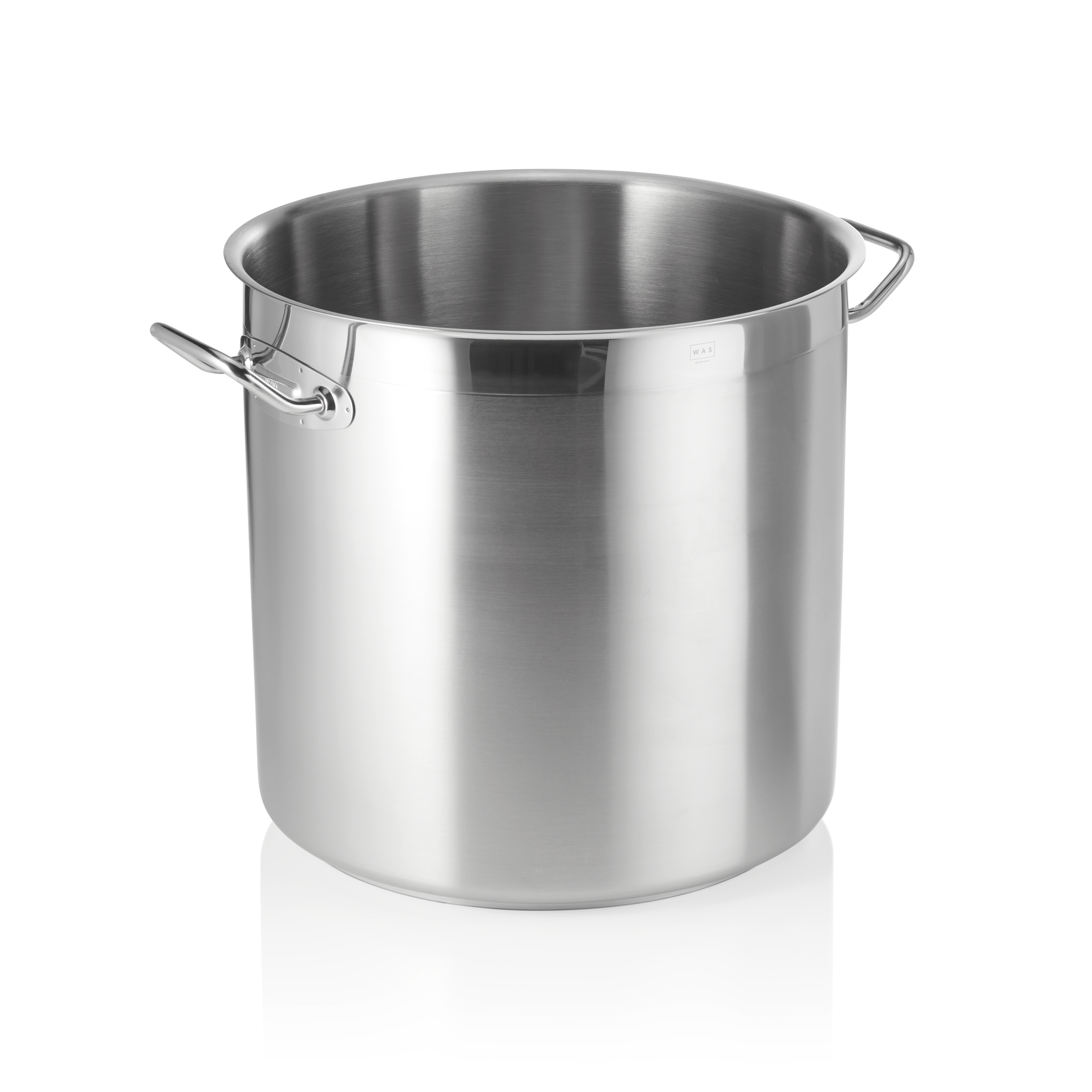 WAS Germany Suppentopf, Chromnickelstahl, Serie: COOKWARE 21, Inhalt: 36L, Durchmesser: 36cm, Höhe: 36cm (2101360)