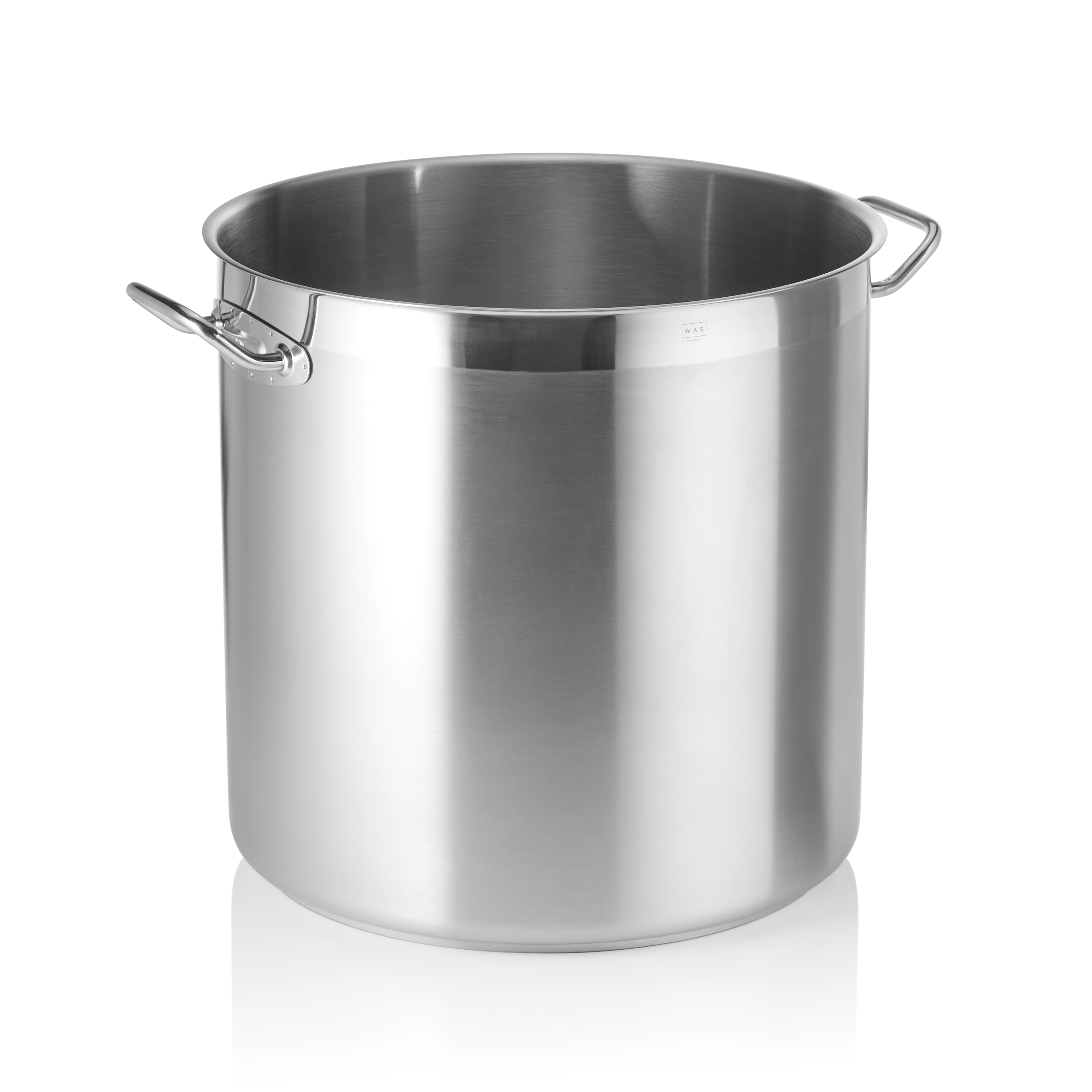 WAS Germany Suppentopf, Chromnickelstahl, Serie: COOKWARE 21, Inhalt: 70L, Durchmesser: 45cm, Höhe: 46,5cm (2101450)
