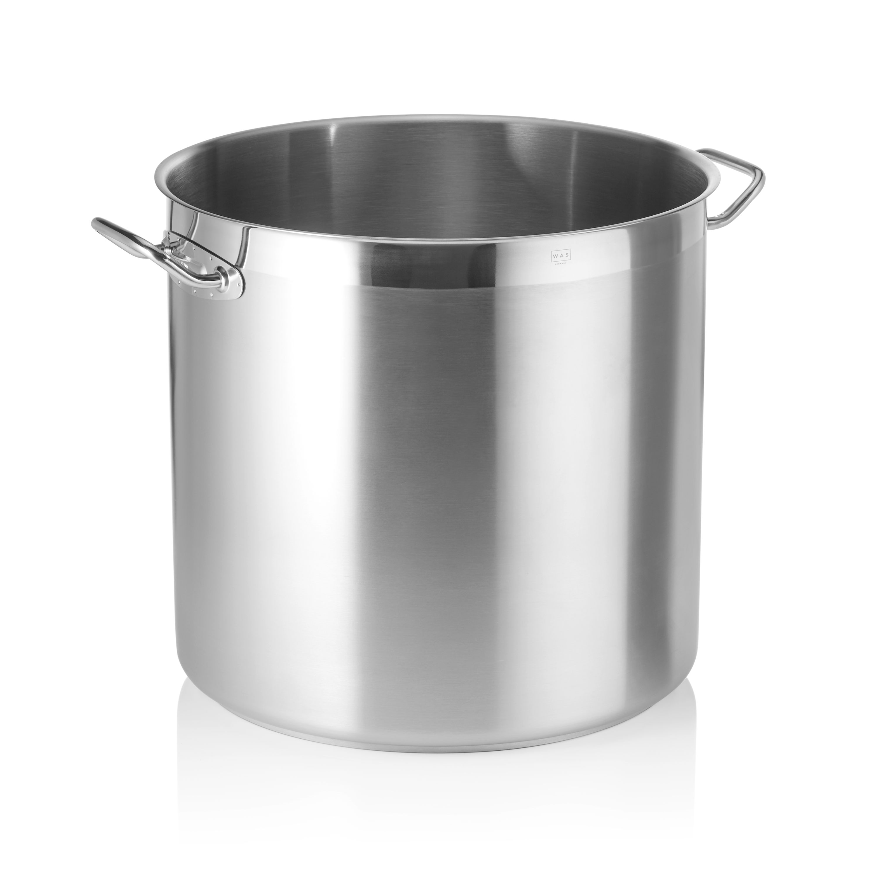 WAS Germany Suppentopf, Chromnickelstahl, Serie: COOKWARE 21, Inhalt: 100L, Durchmesser: 50cm, Höhe: 51cm (2101500)