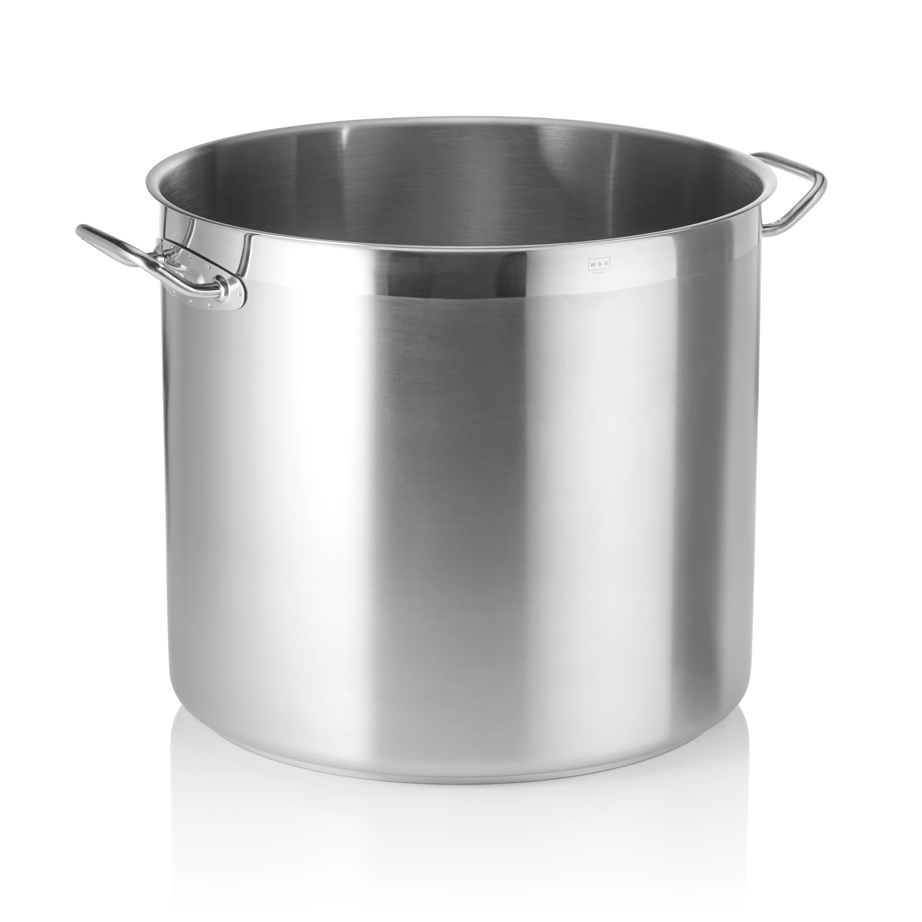 WAS Germany Suppentopf, Chromnickelstahl, Serie: COOKWARE 21, Inhalt: 155L, Durchmesser: 60cm, Höhe: 55cm (2101600)