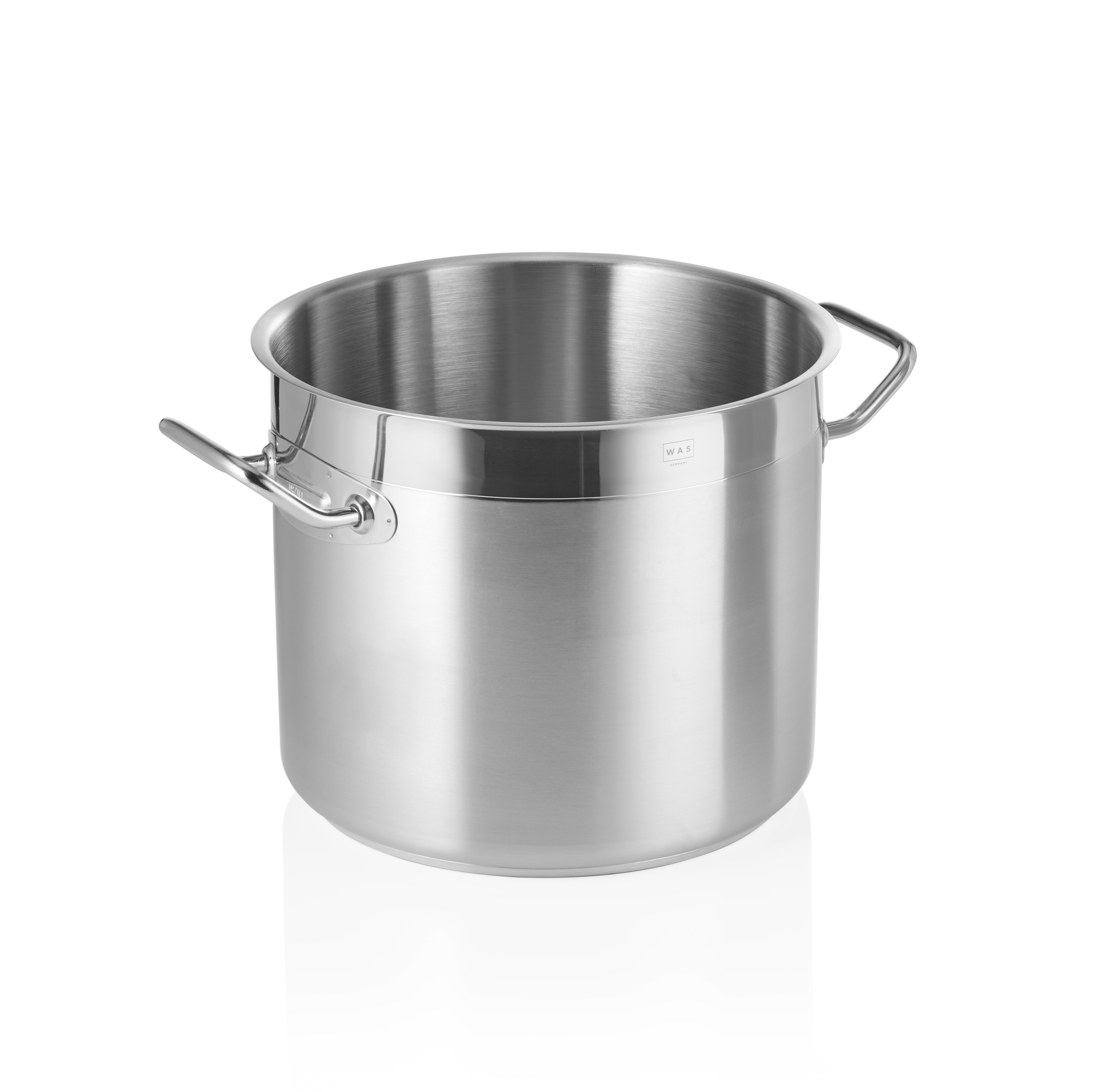 WAS Germany Fleischtopf, Chromnickelstahl, Serie: COOKWARE 21, Inhalt: 15L, Durchmesser: 28cm, Höhe: 25cm (2104280)