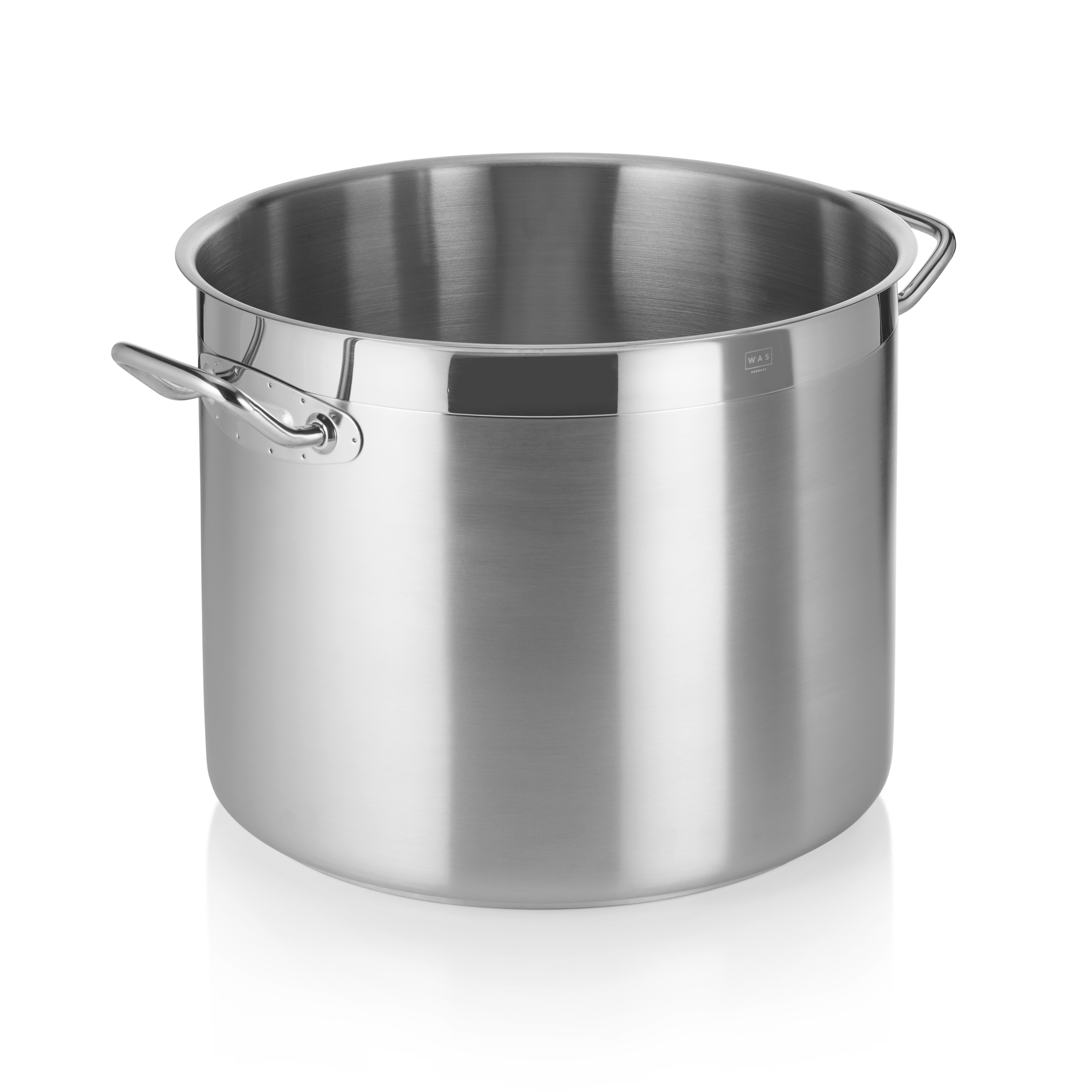 WAS Germany Fleischtopf, Chromnickelstahl, Serie: COOKWARE 21, Inhalt: 40L, Durchmesser: 40cm, Höhe: 33cm (2104400)