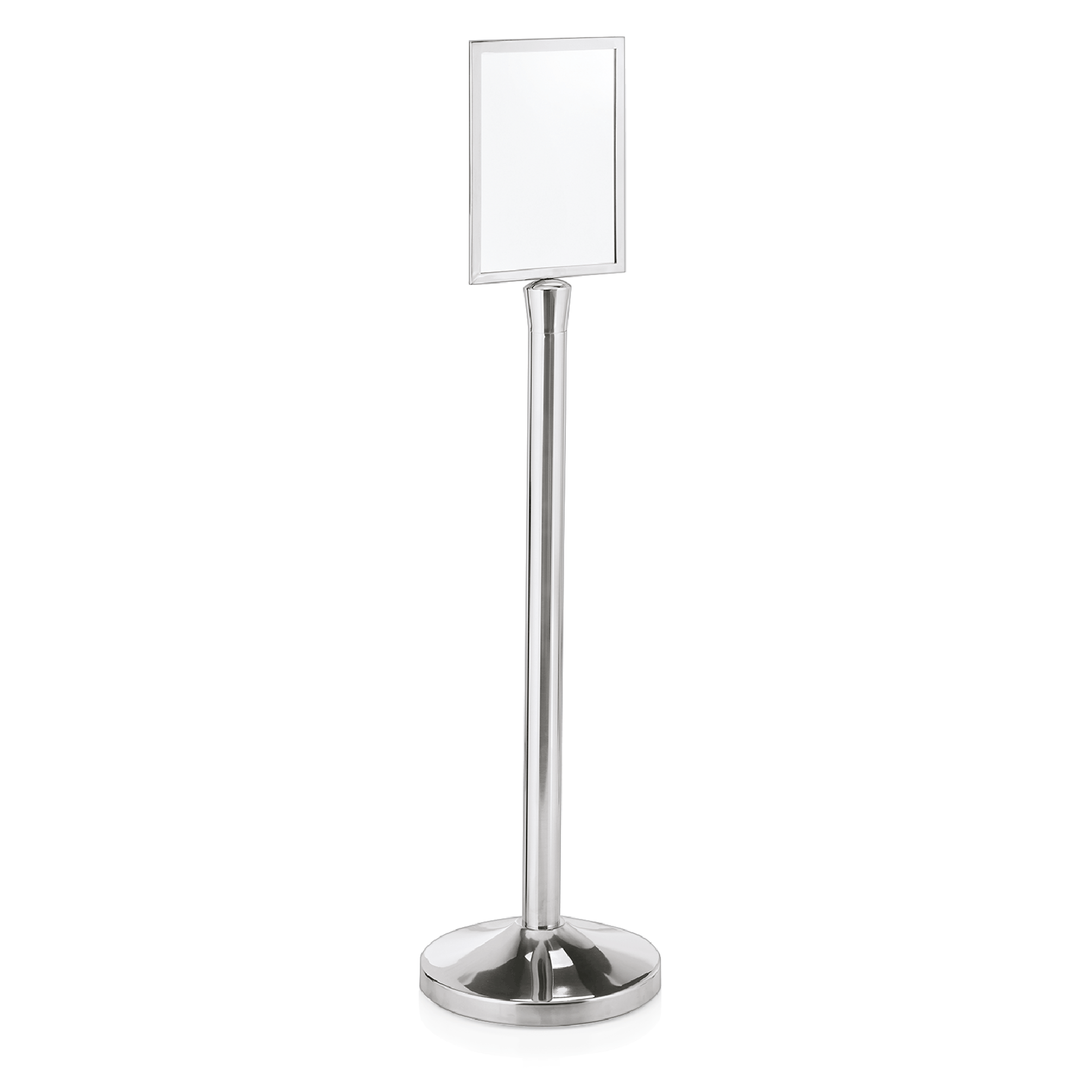 WAS Germany Schilderhalter (Für DIN A4 für Zylinder), Edelstahl, Serie: CLASSIC, Höhe: 32,5cm (2200011)