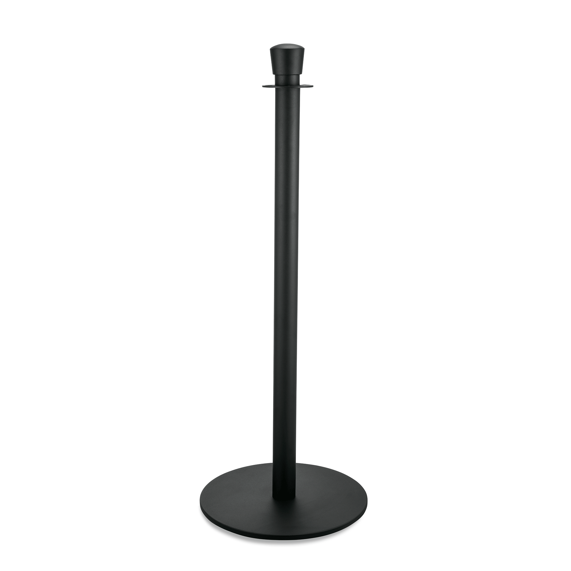 WAS Germany 2x Abgrenzungspfosten Zylinder Set, Edelstahl, Schwarz, Höhe:95cm (2223001)