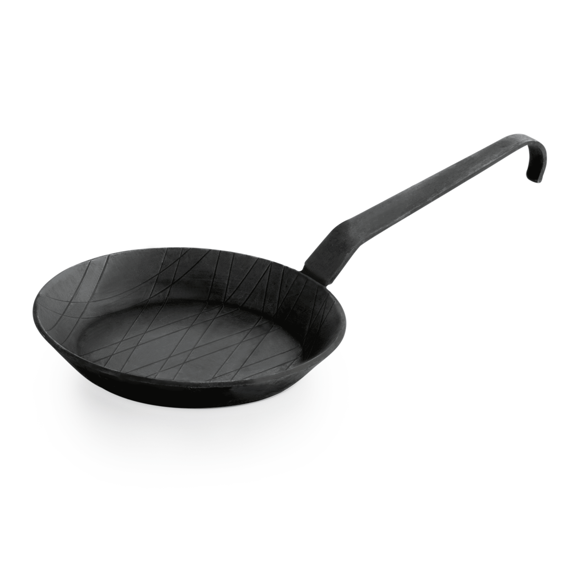 WAS Germany Brat-/Servierpfanne, inkl. Hakenstiel, Eisen, Serie: IRON PAN 22, Durchmesser: 32cm (2256320)