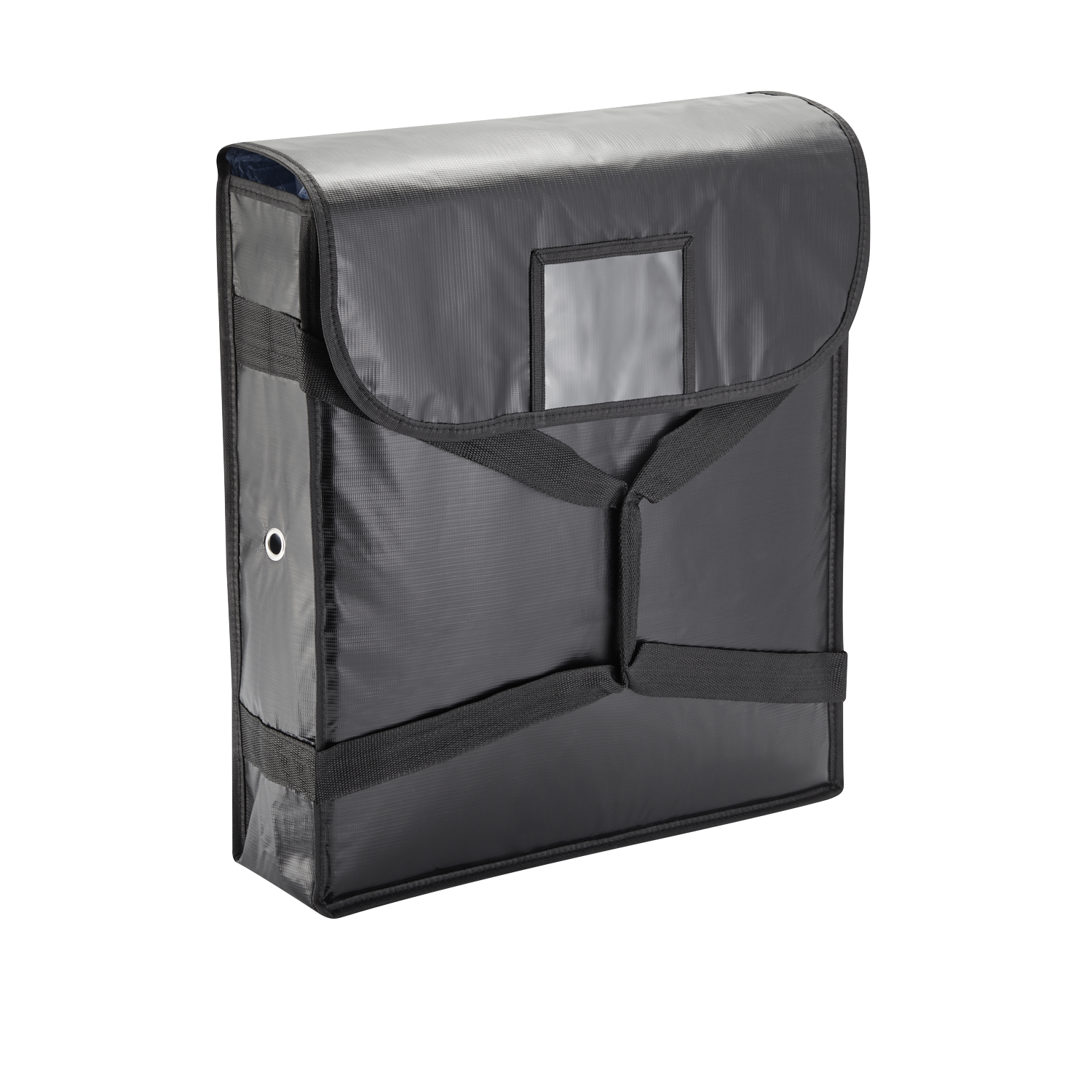WAS Germany Isoliertasche (Für 2 Pizzen), Kunststoff und Aluminium, Schwarz, 46x46x11cm (2296402)