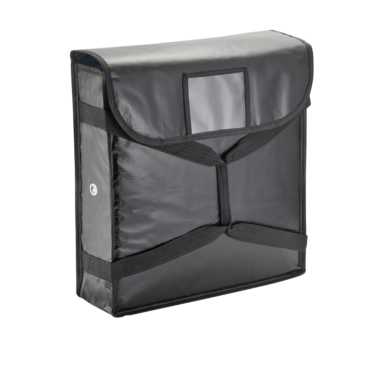 WAS Germany Isoliertasche (Für 2 Pizzen), Kunststoff und Aluminium, Schwarz, 51x51x11cm (2296452)