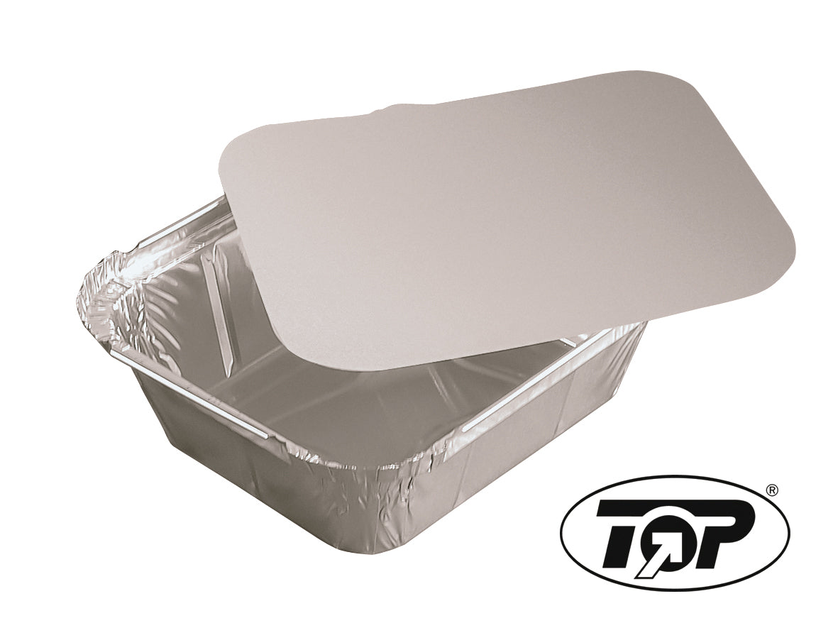Gude 1000x Aluschalen (240450/R28L), Aluminium, Silber, Inhalt: 450ml, 145x120x45mm