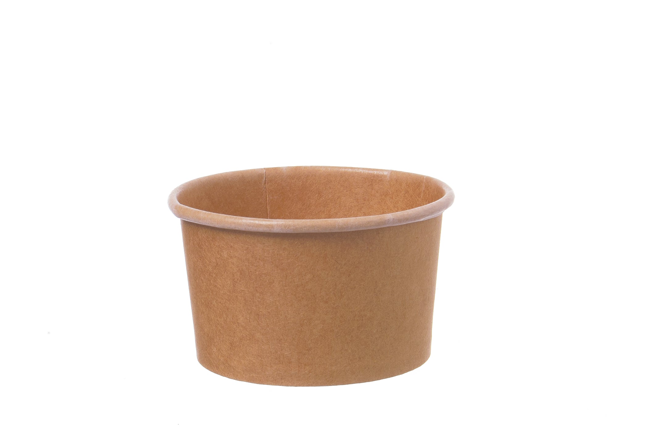 Gude 1000x Eisbecher, Pappe und PLA, Braun, Inhalt: 180ml