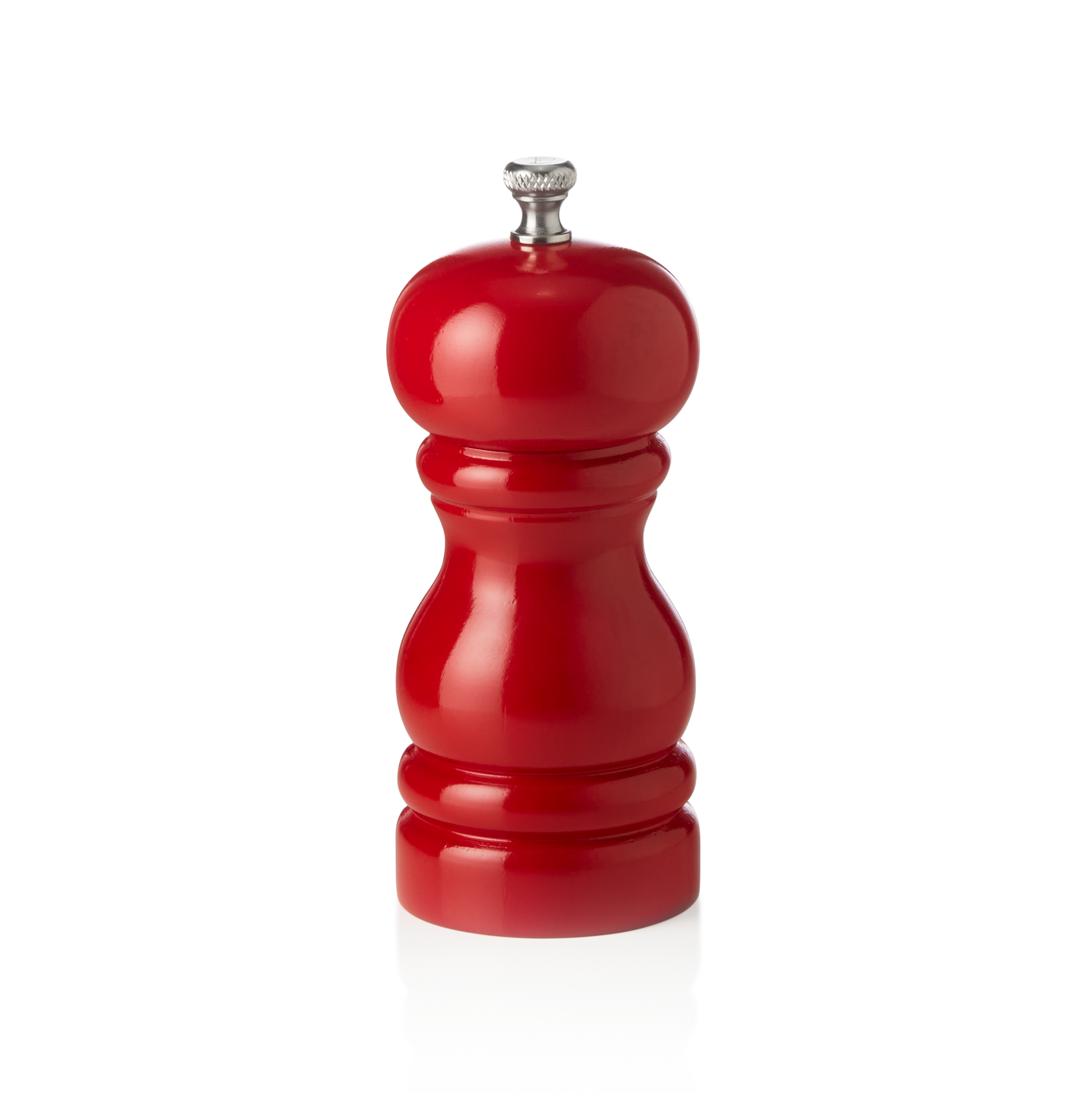 WAS Germany Pfeffermühle mit Keramikmahlwerk Classic Mill, Holz, rot glänzend, Höhe:11cm (2434011)