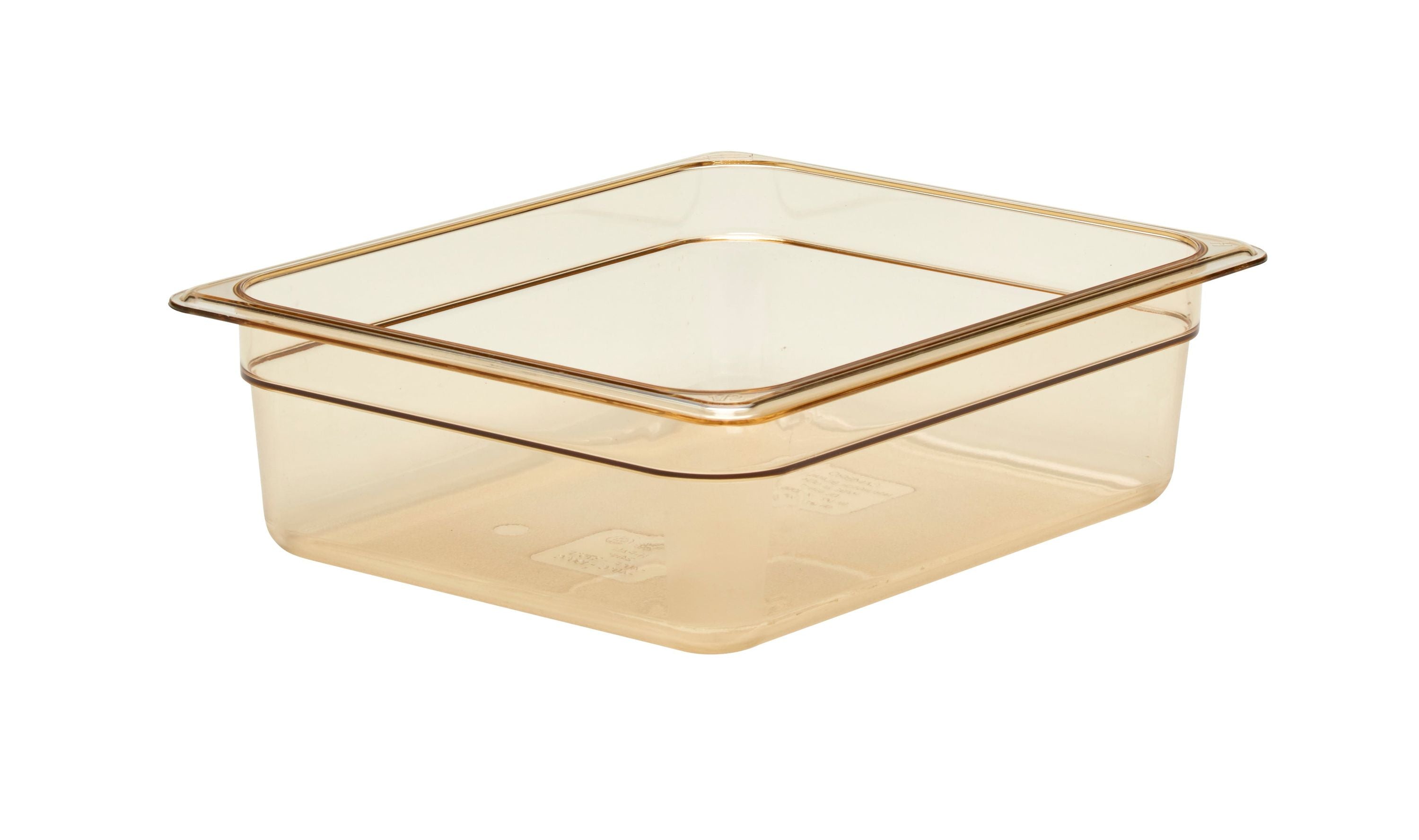 Cambro H-PAN™ Hitzebeständige Gastronorm GN-Behälter GN1/2-100, Bernstein, 6 Stück im Karton - 24HP150