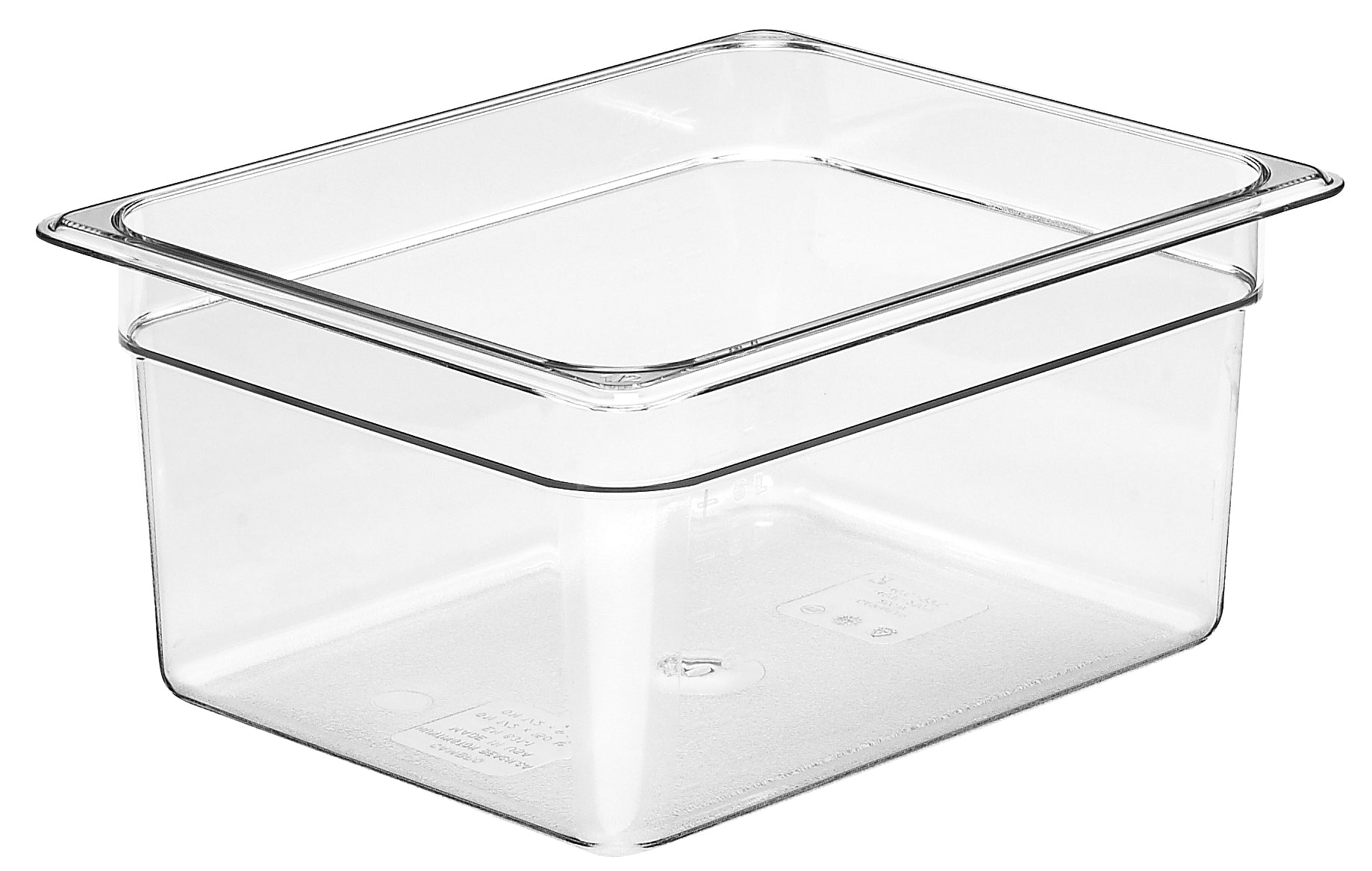 Cambro Camwear® Polycarbonat Gastronorm GN-Behälter GN1/2-150mm, Durchsichtig, 6 Stück im Karton - 26CW135