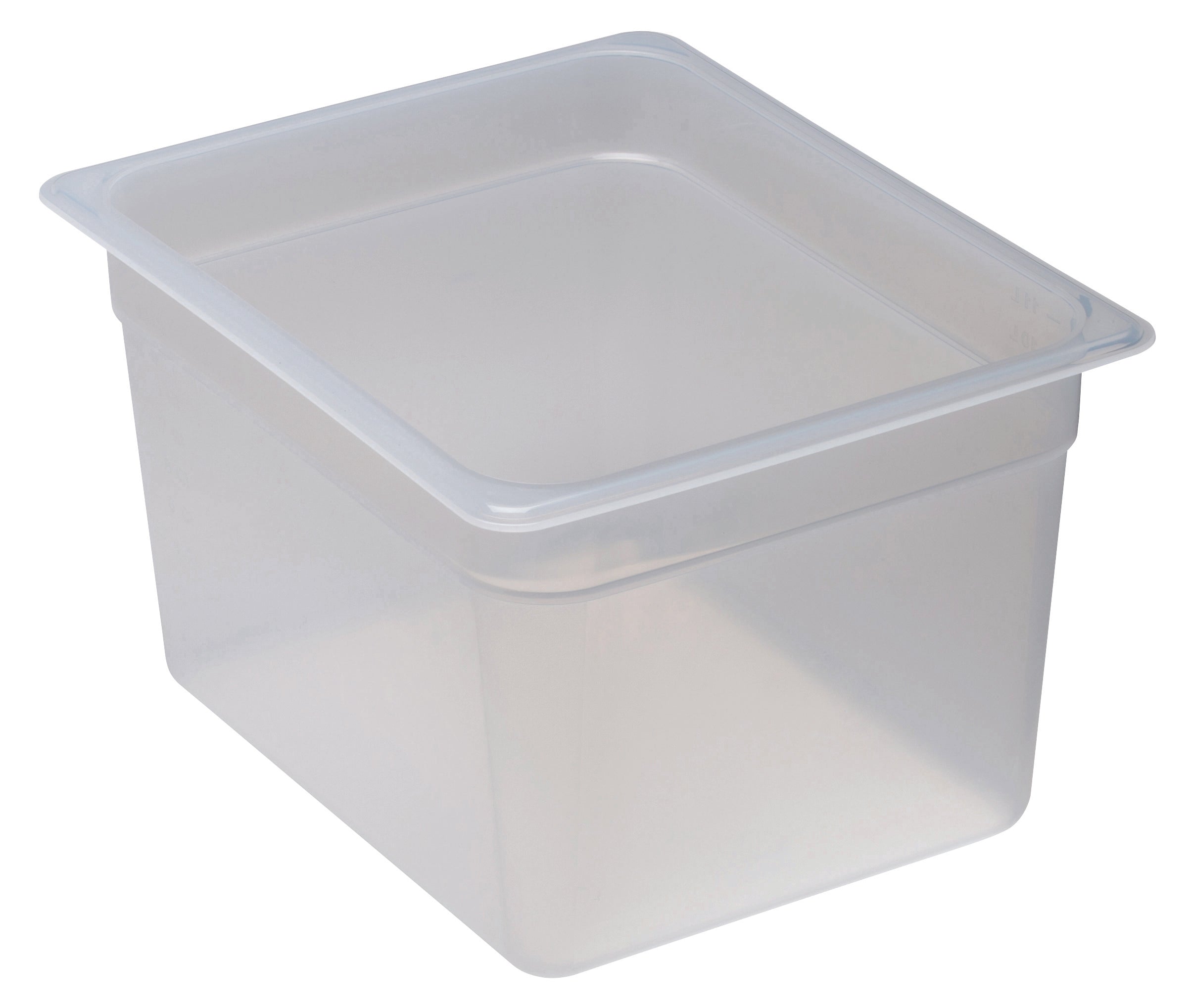 Cambro Lichtdurchlässige Polypropylen Gastronorm GN-Behälter GN1/2-200, 6 Stück im Karton - 28PP190