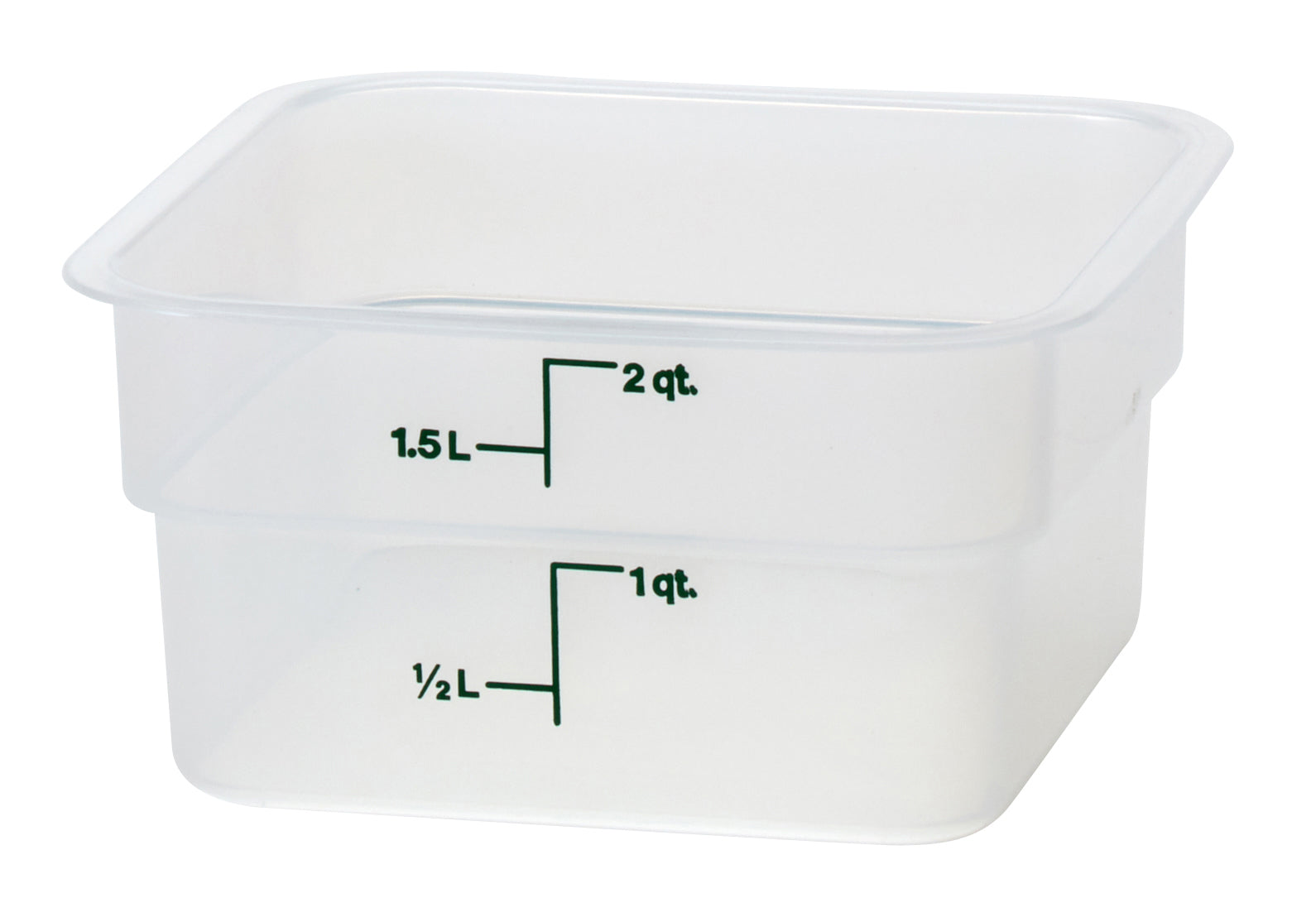 Cambro CamSquare® Vorratsbehälter Polypropylene Camsquare, Quadratisch 1,9 L, 6 Stück im Karton - 2SFSPP190