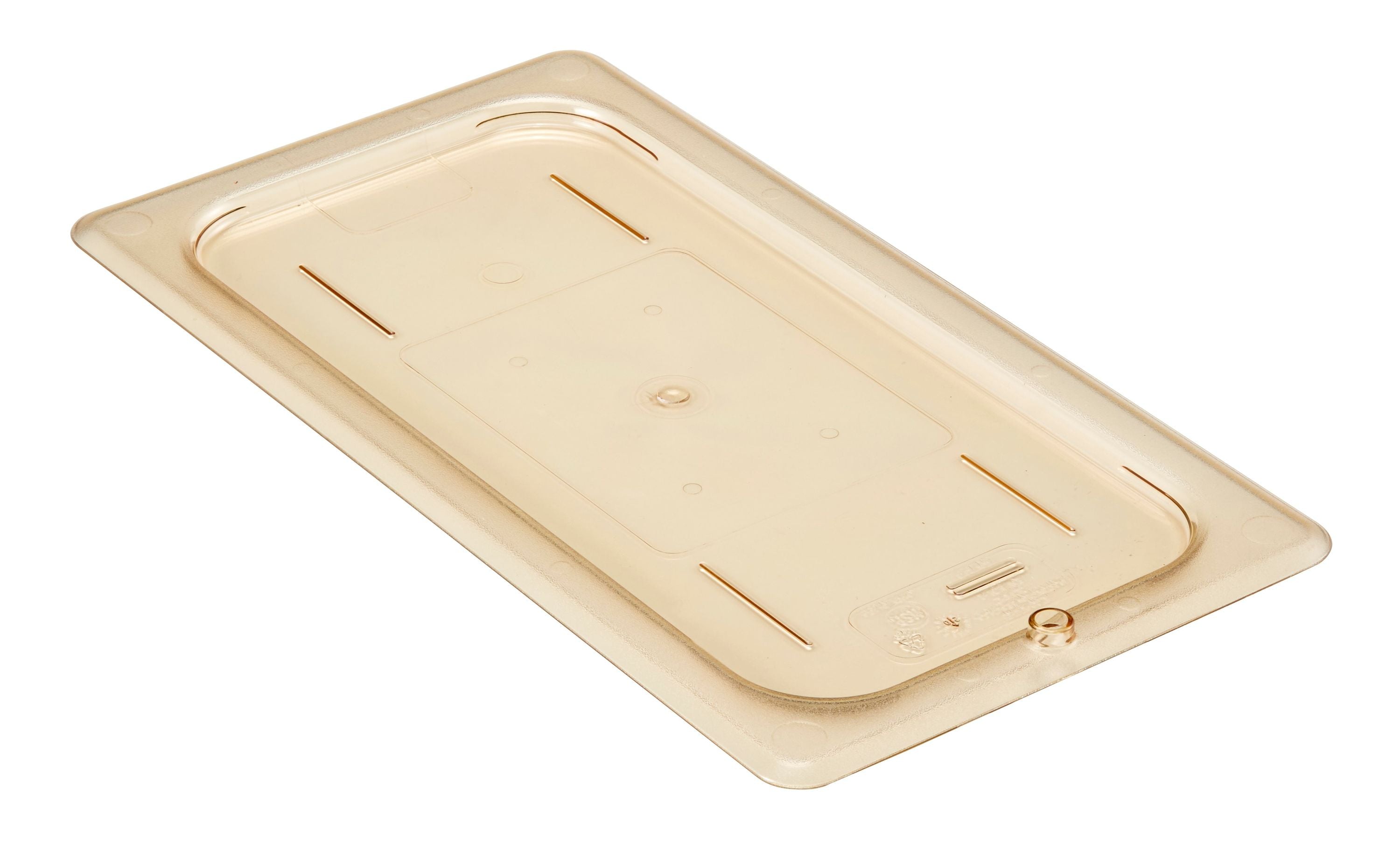Cambro H-PAN™ Hitzebeständige Gastronorm GN-Behälter Flachdeckel GN 1/3, Bernstein, 6 Stück im Karton - 30HPC150