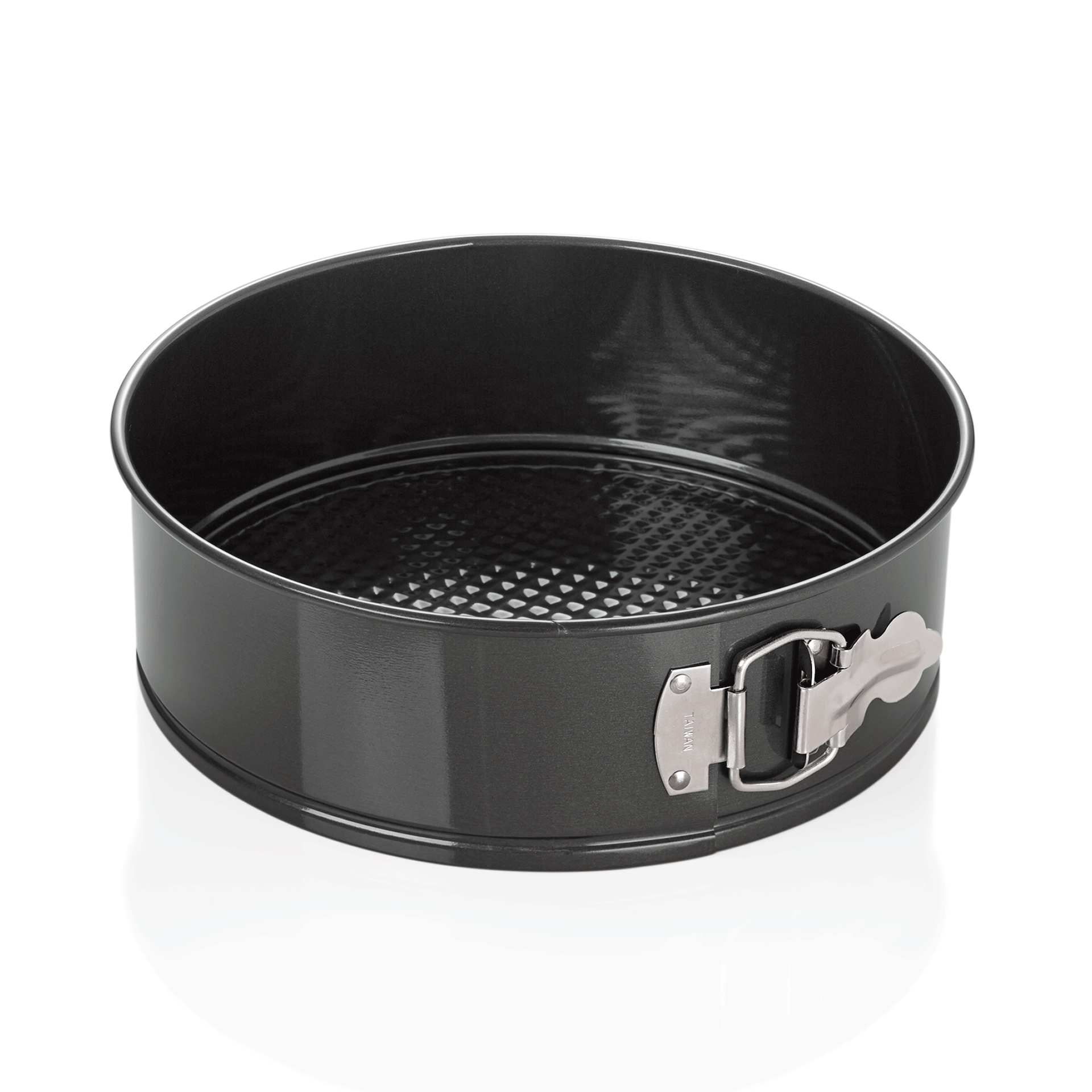 WAS Germany Springform (Mit PTFE-Antihaftbeschichtung), Stahl, Schwarz, Durchmesser: 27cm, Höhe: 7,5cm (3120270)