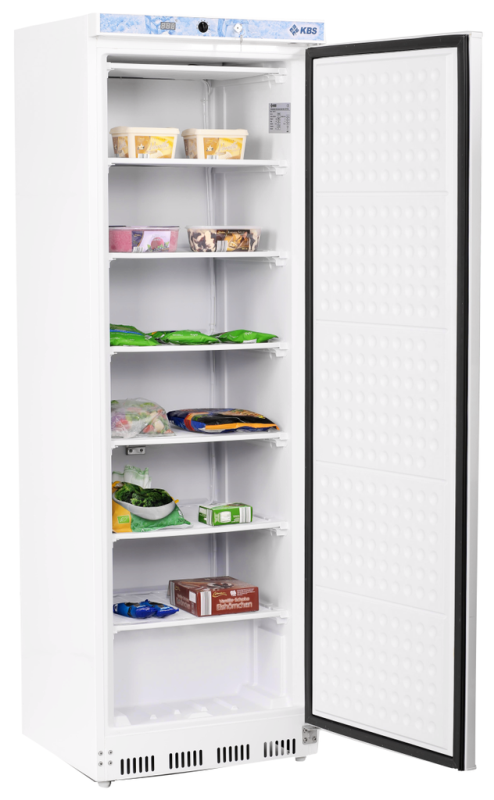 KBS Tiefkühlschrank, Stahl und Kunststoff, Weiß, 0,15kW, 230V, 361L, 600x600x1850mm (402 TK)