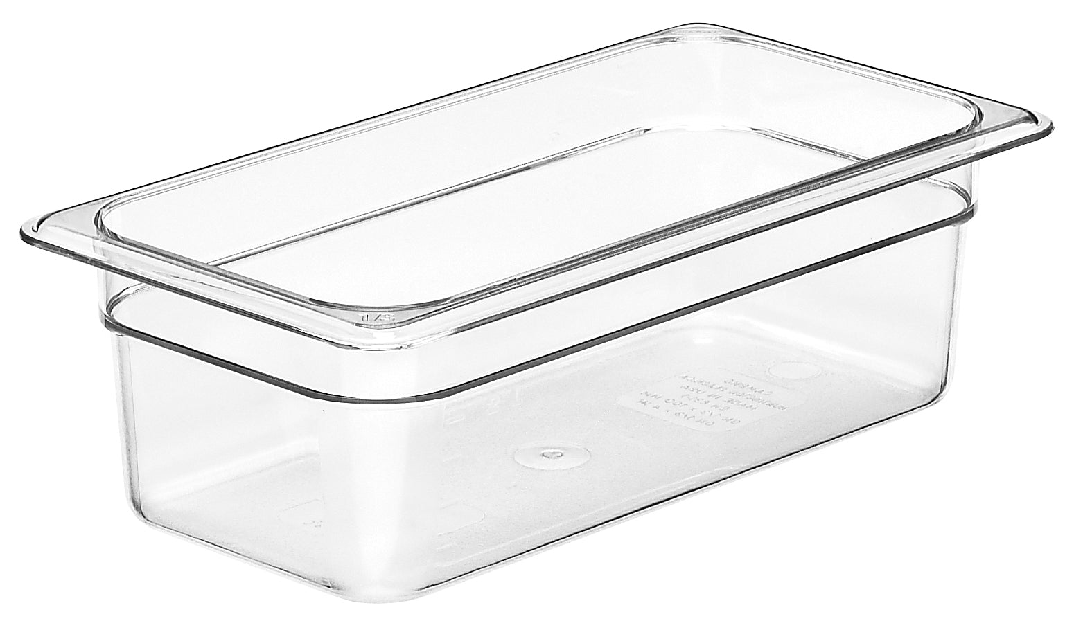 Cambro Camwear® Polycarbonat Gastronorm GN-Behälter GN1/3-100mm, Durchsichtig, 6 Stück im Karton - 34CW135