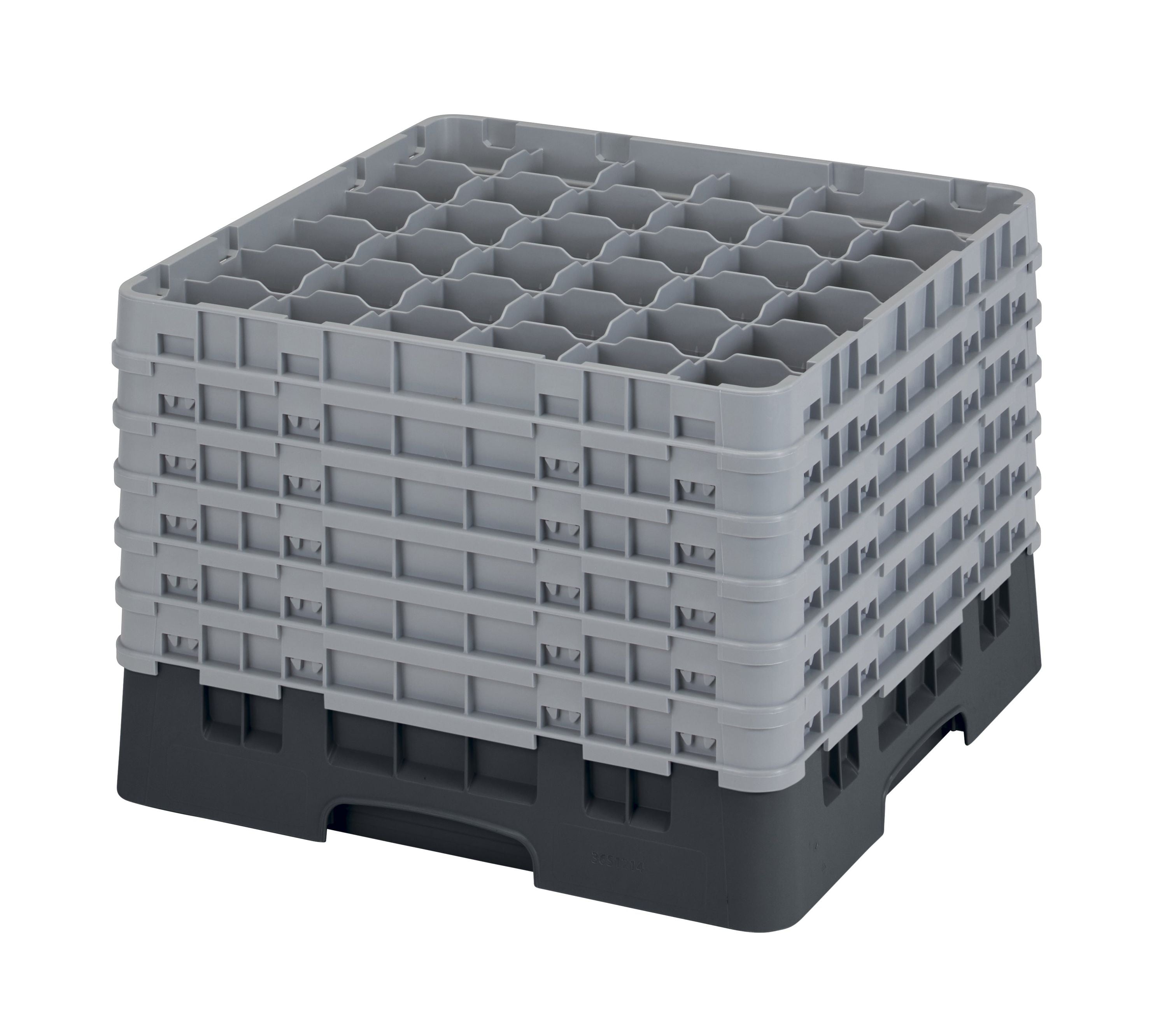 Cambro Camrack® 36-Fächer - Spülkorb mit 6 Extender 500 x 500 x 349 mm, 1 Stück im Karton - 36S1214110