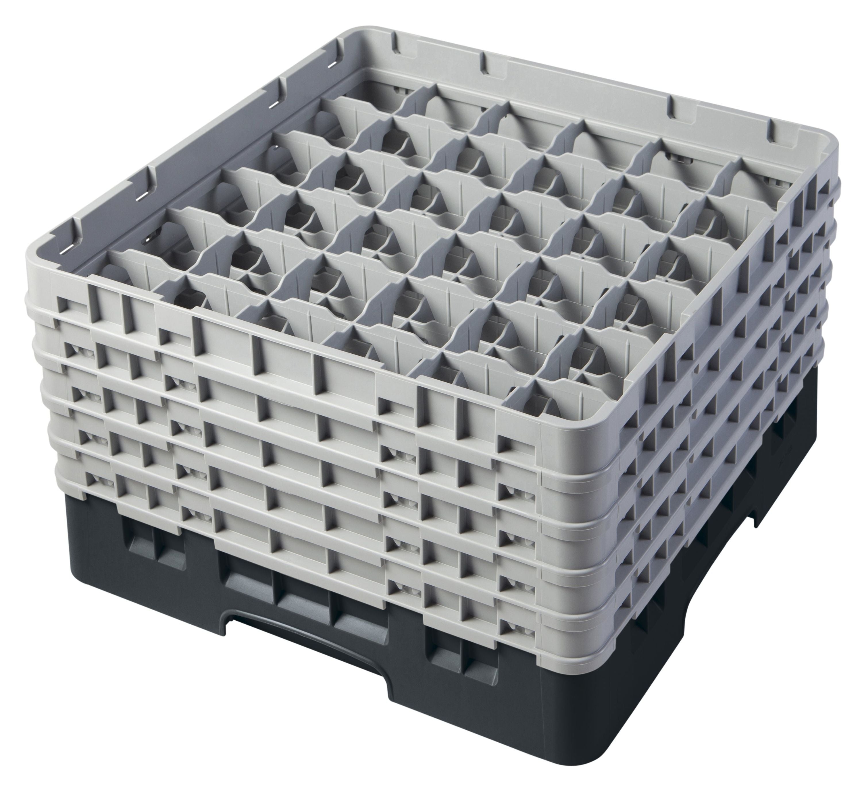 Cambro Camrack® 36-Fächer - Spülkorb mit 5 Extender 500 x 500 x 308 mm, 1 Stück im Karton - 36S958110