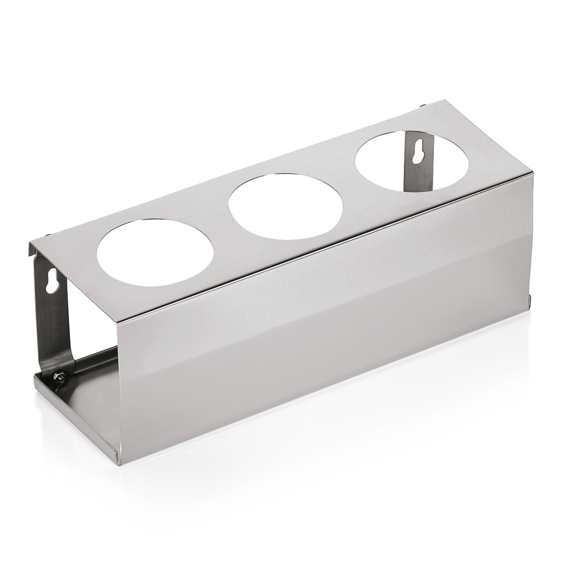 WAS Germany 1x Quetschflaschenhalter für 3 Flaschen, 32,5 x 11 x 12 cm, Chromnickelstahl  (3731003)