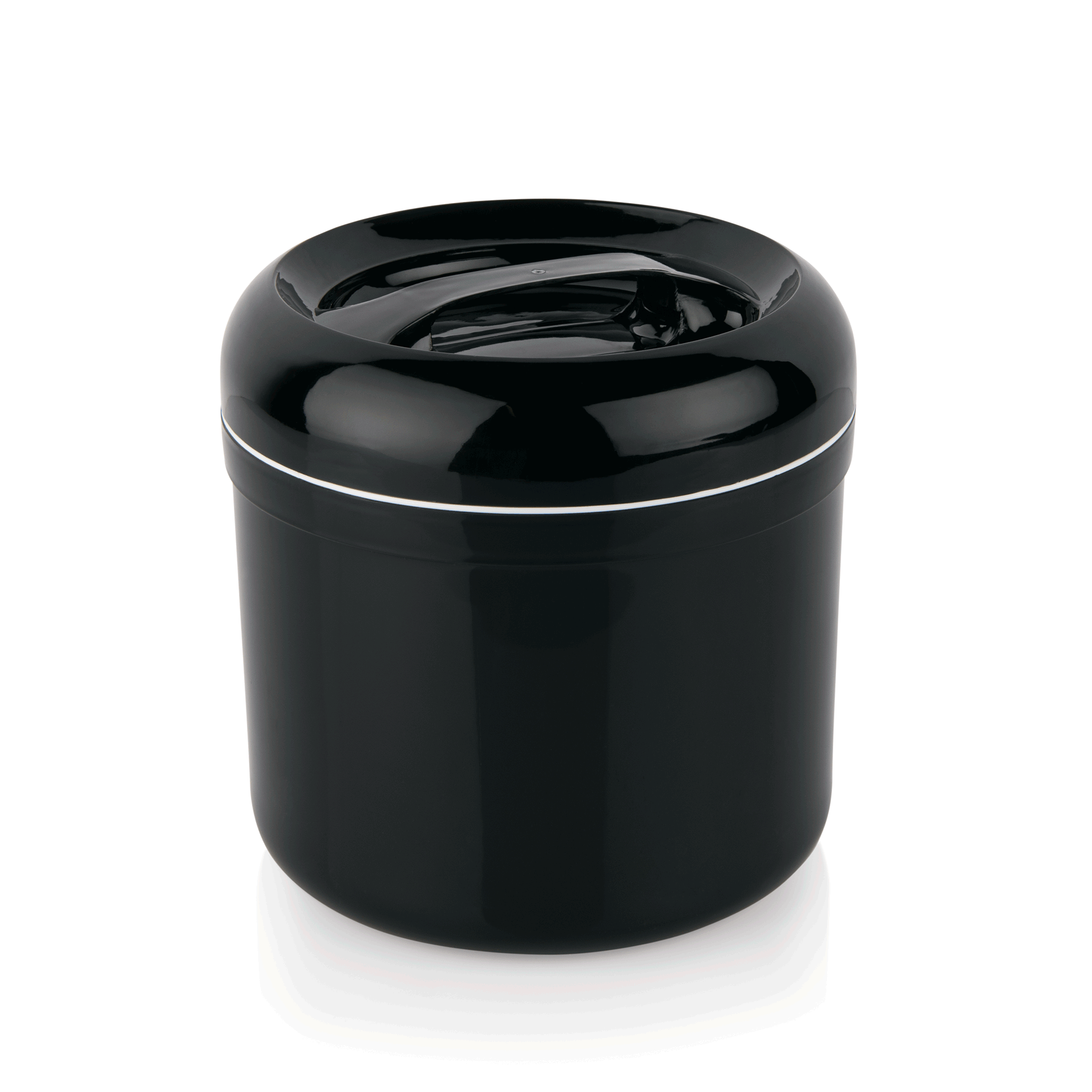 WAS Germany Eiseimer, 4 Liter, mit perforiertem Einsatz, schwarz (3767401)