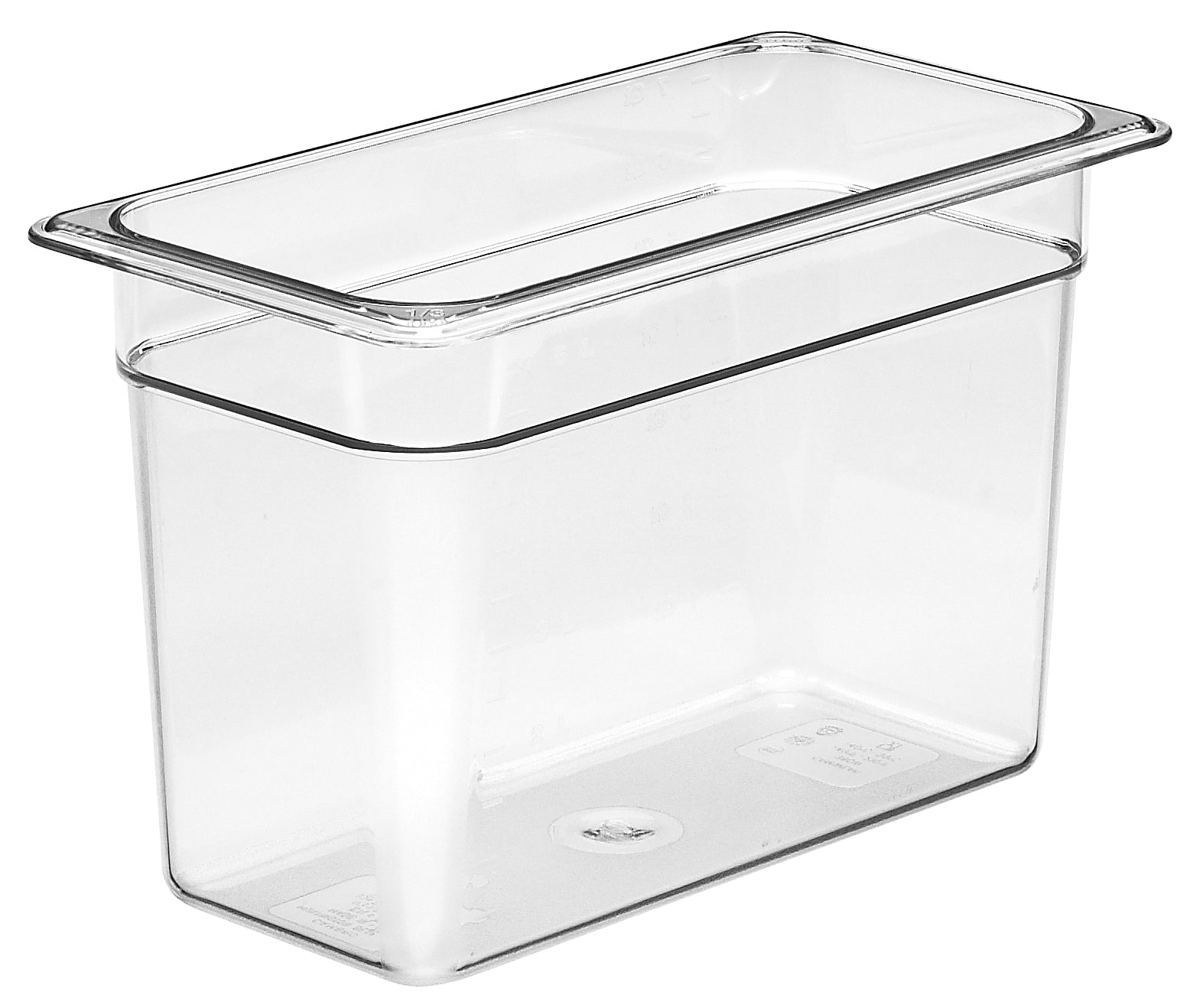 Cambro Camwear® Polycarbonat Gastronorm GN-Behälter GN1/3-200mm, Durchsichtig, 6 Stück im Karton - 38CW135