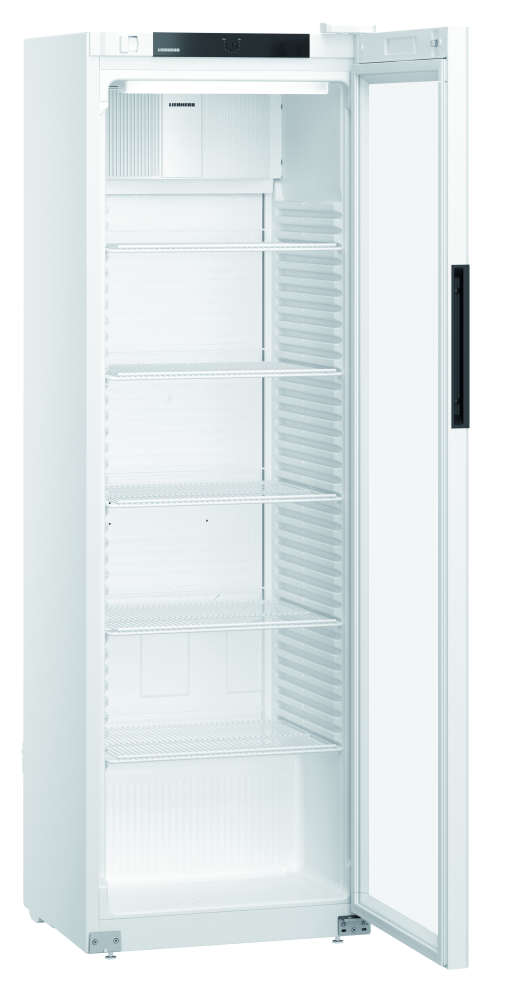 Liebherr Flaschenkühlschrank (MRFvc 4001) mit Glastür und Umluftkühlung, Weiß, 0,07kW, 230V, 597x654x1884mm