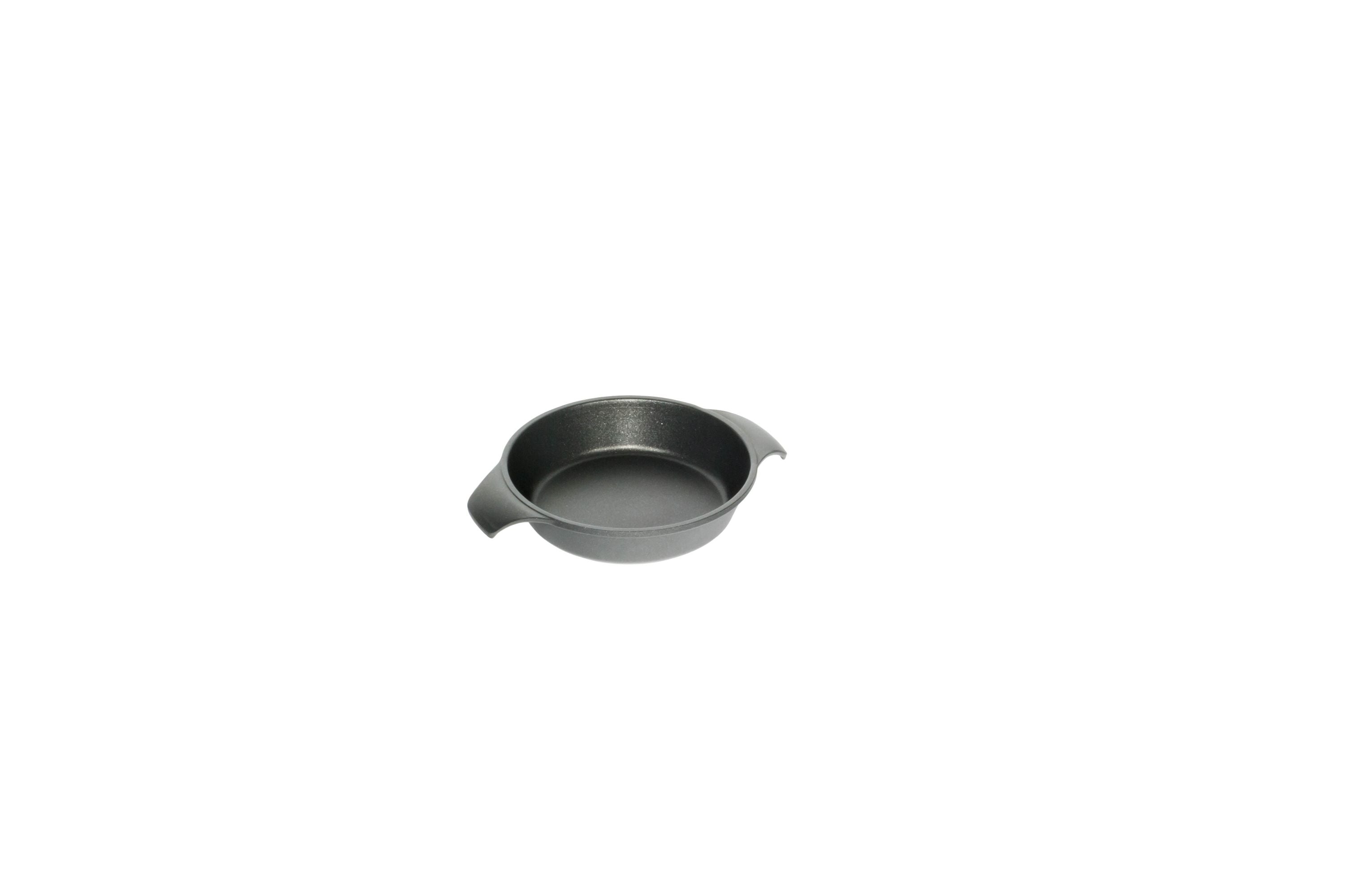 AMT Servierpfanne, Aluminiumguss, Schwarz, Durchmesser: 18-22cm