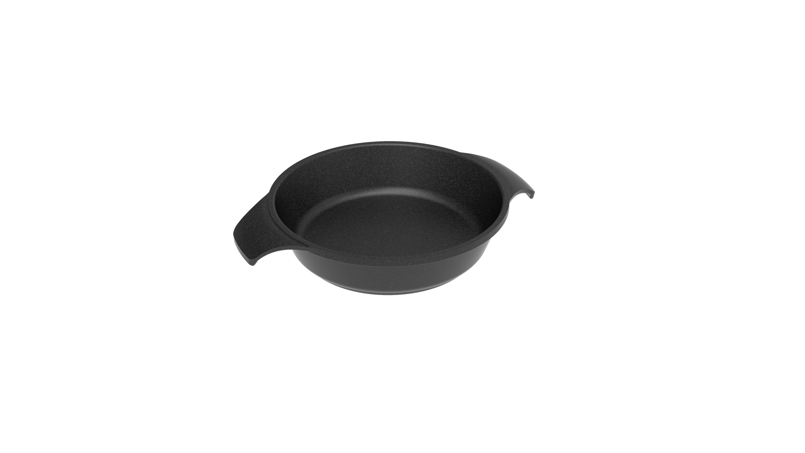AMT Servierpfanne, Aluminiumguss, Schwarz, Durchmesser: 18-22cm