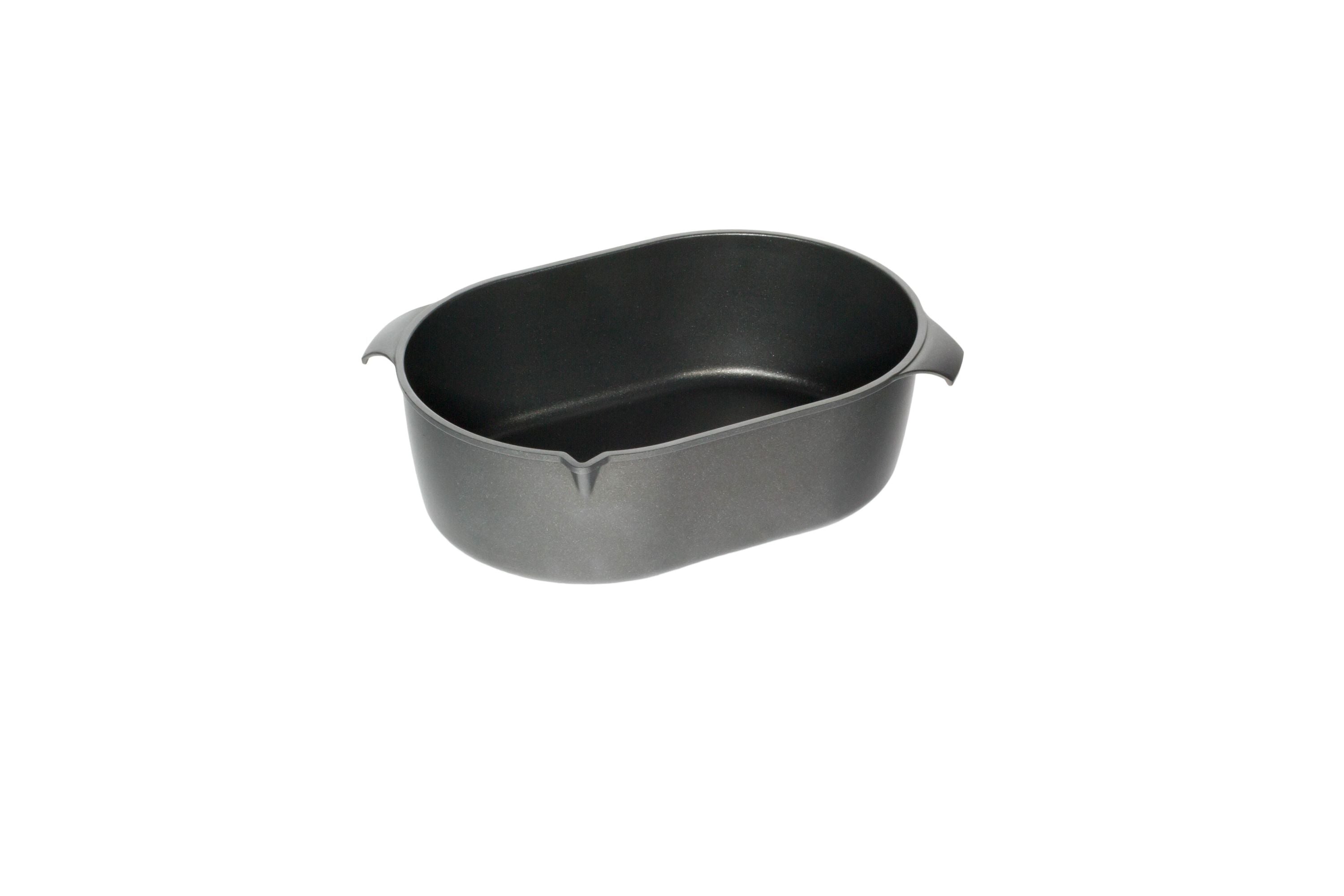 AMT Bräter (Mit Ausgießer), Aluminium, Schwarz, Inhalt: 11L, 41x28x12cm