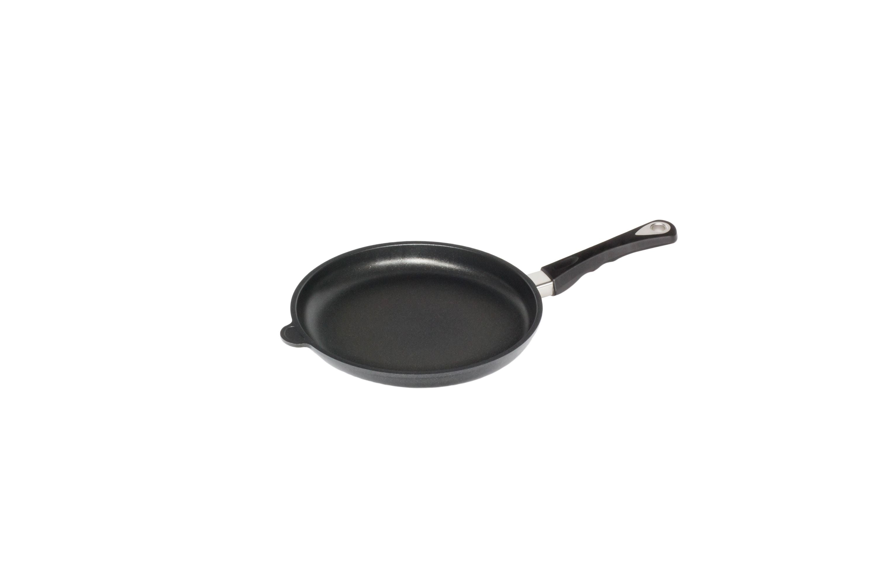 AMT Bratpfanne (Schwenkpfanne), Aluminiumguss, Schwarz, Durchmesser: 20-32cm Höhe: 4cm