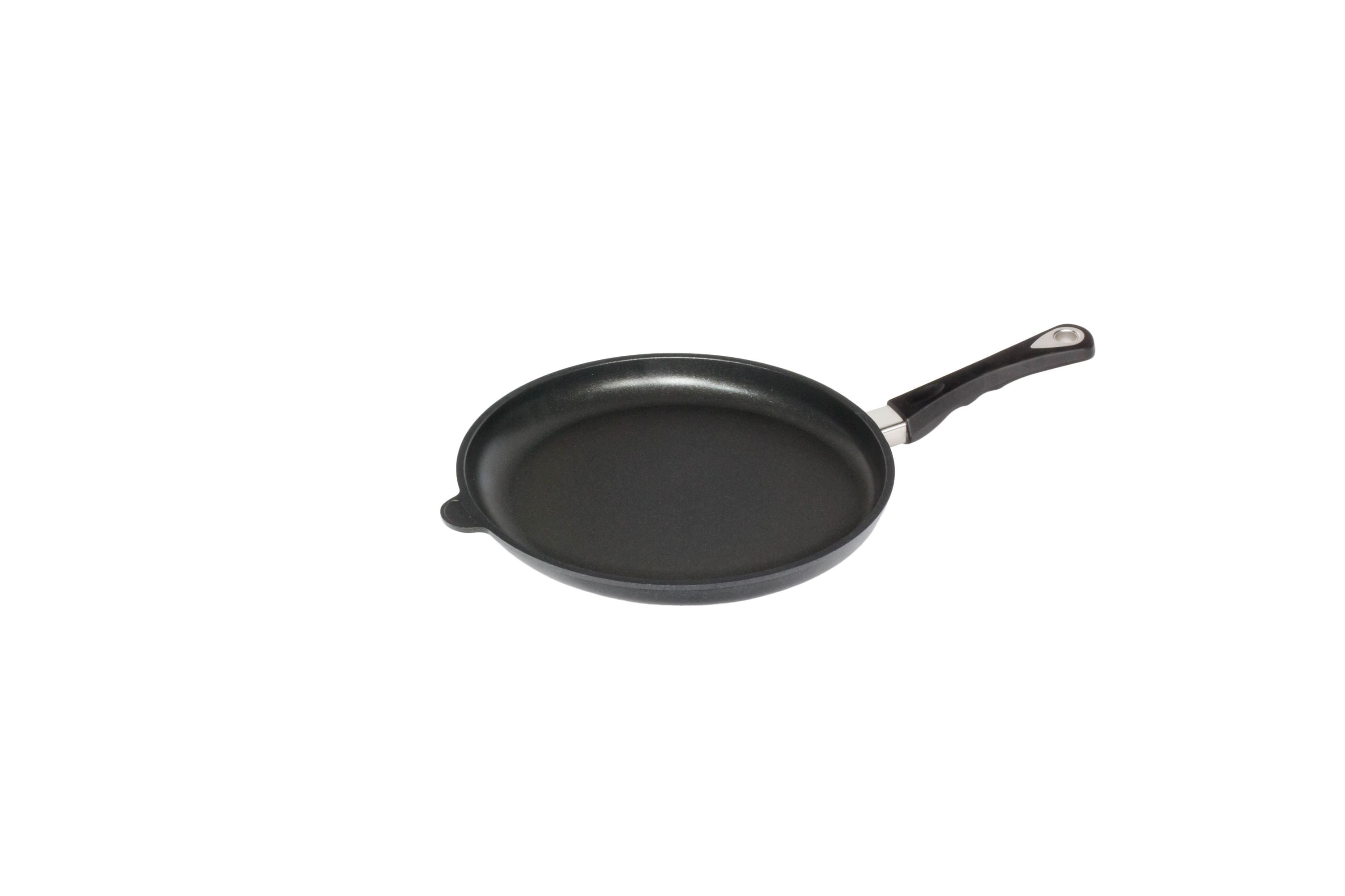 AMT Bratpfanne (Schwenkpfanne), Aluminiumguss, Schwarz, Durchmesser: 20-32cm Höhe: 4cm