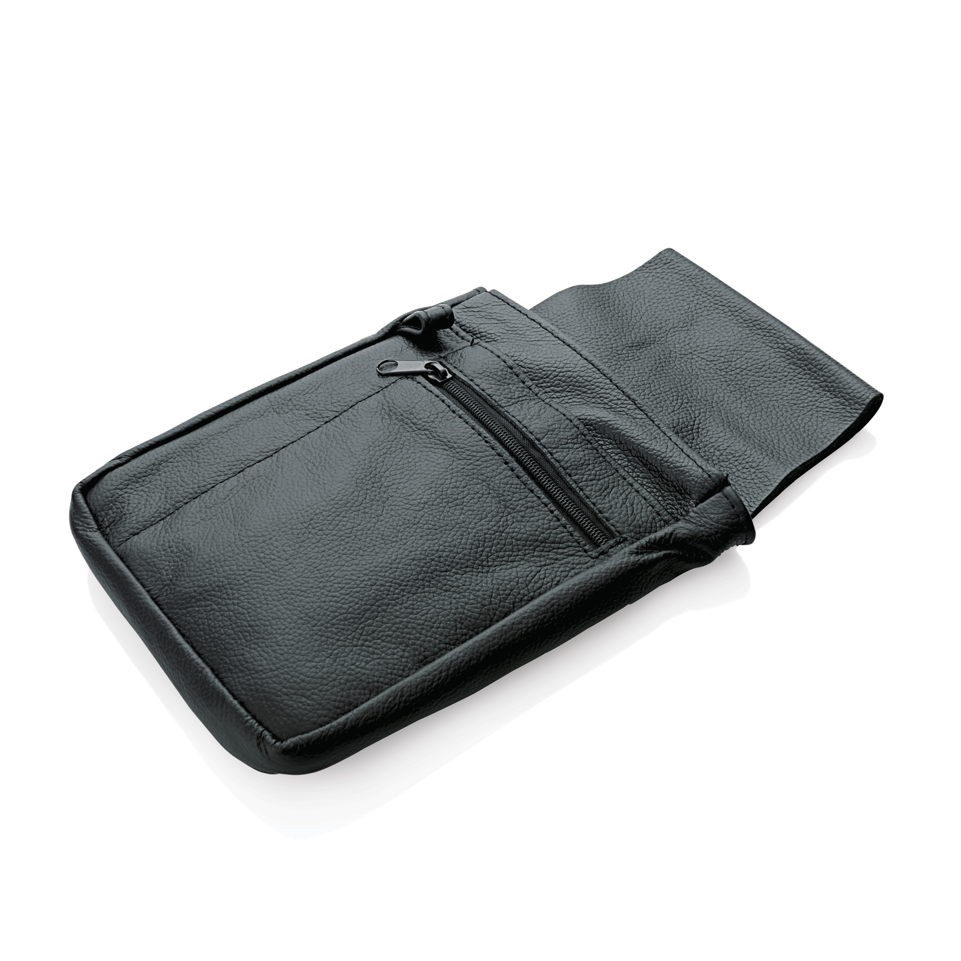 WAS Germany Revolvertasche (mit 3 Fächern), Leder, Schwarz, 24x14,5cm (4401241)